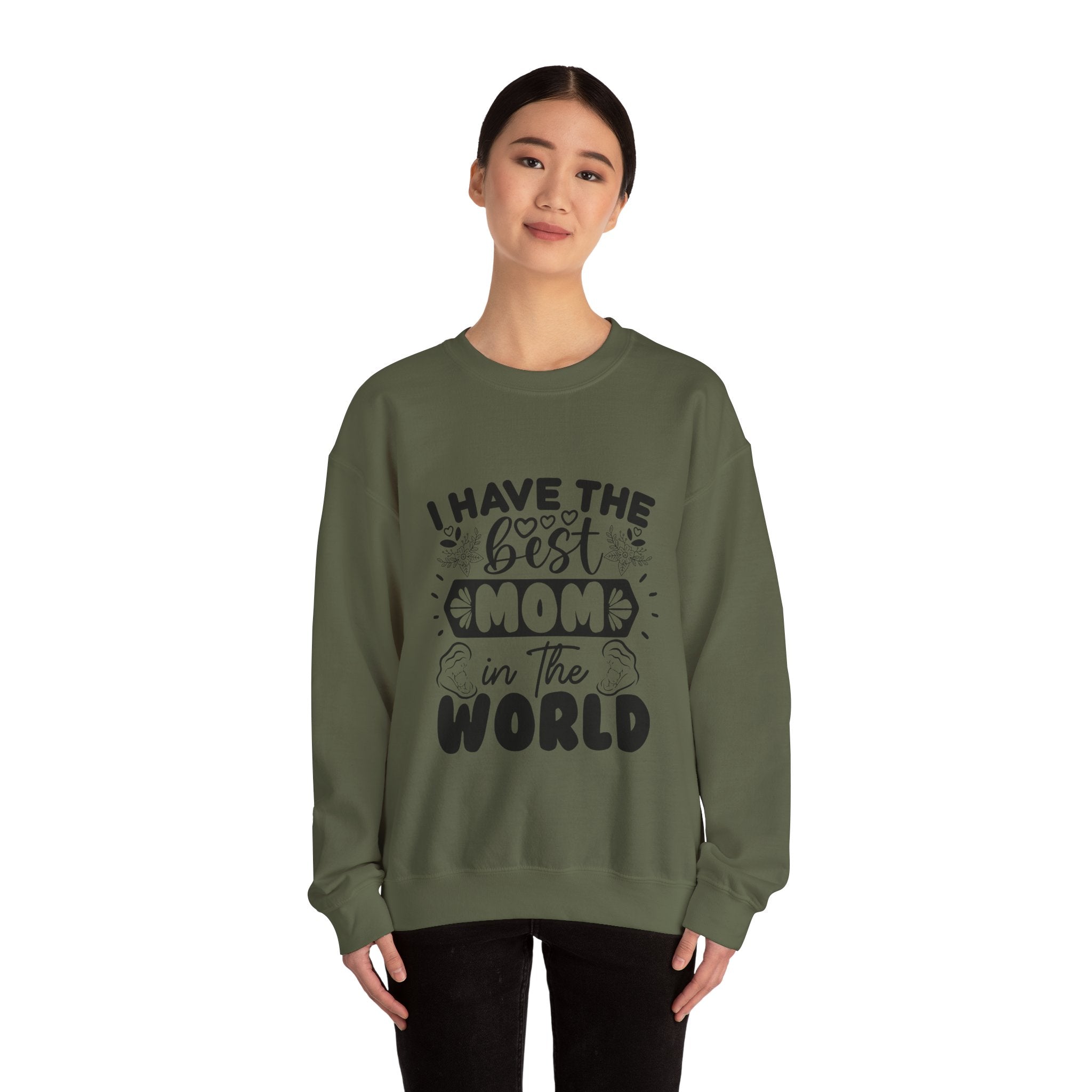 Best Mom Crewneck Sweatshirt - Unisex Heavy Blend™ - Perfect Gift for Mother's Day