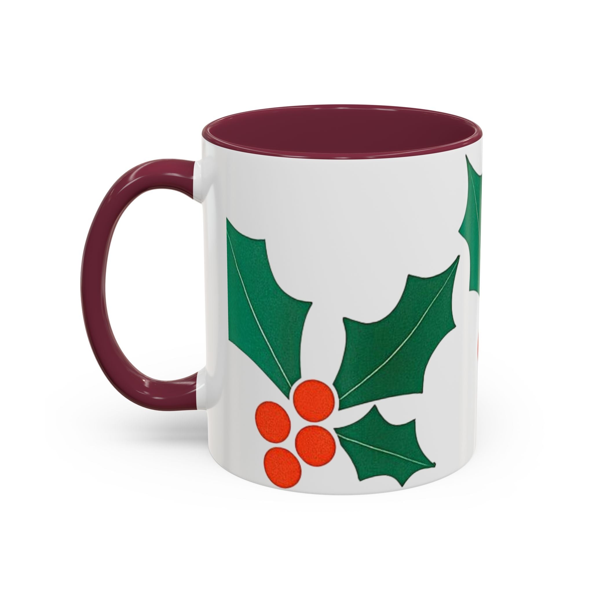 Holiday-Themed Coffee Mug, Christmas Mug, Colorful Mug, Festive Drinkware, Gift for Coffee Lovers, Winter Holidays