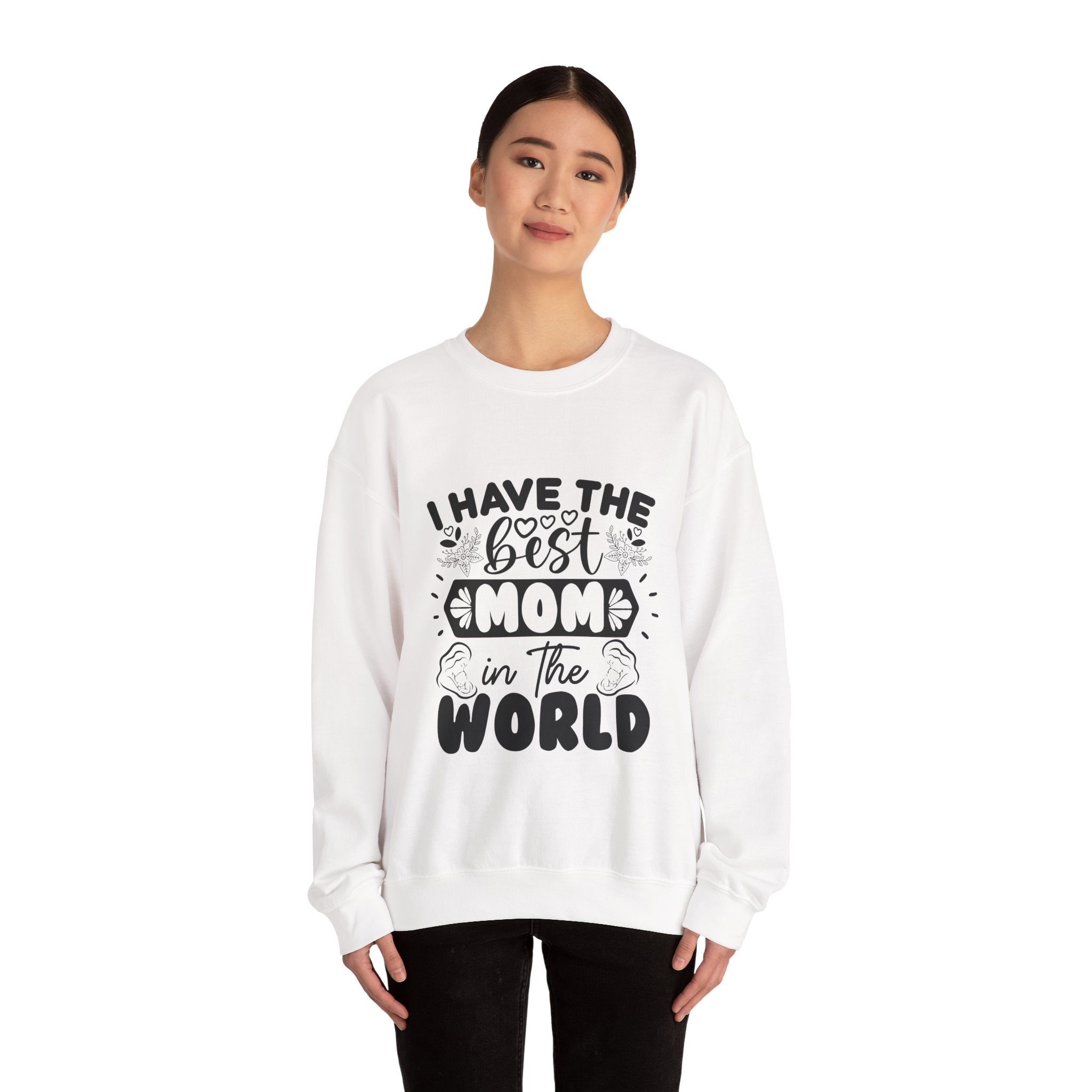 Best Mom Crewneck Sweatshirt - Unisex Heavy Blend™ - Perfect Gift for Mother's Day