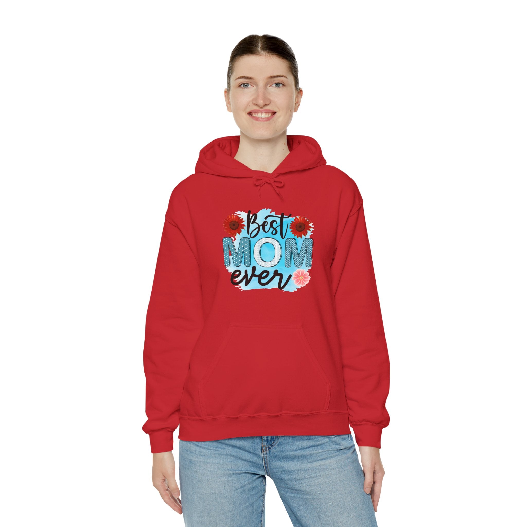 Best Mom Ever Hoodie - Unisex Heavy Blend Sweatshirt, Perfect Gift for Mother's Day