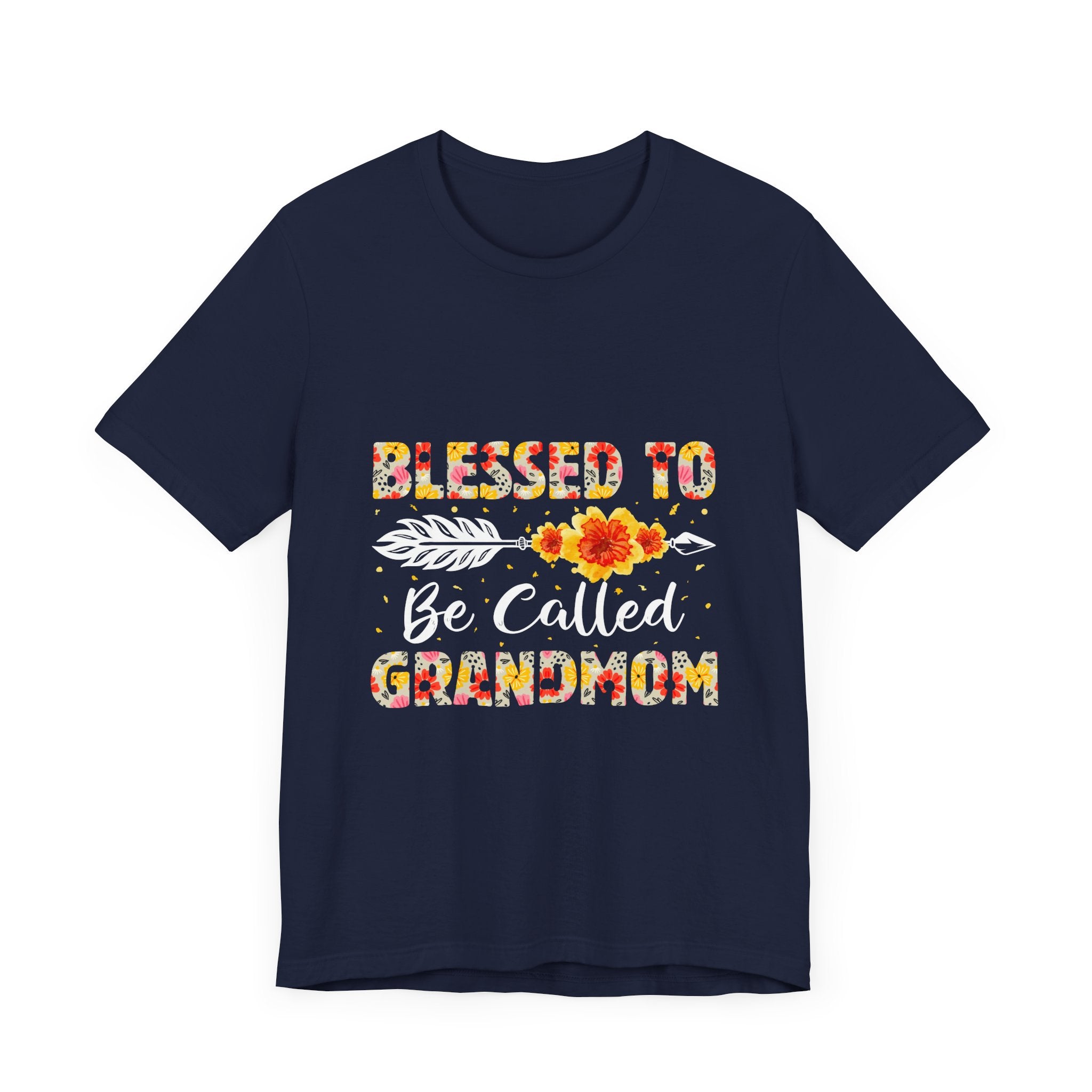 Blessed to Be Called Grandma T-Shirt - Floral Design for Grandmothers, Perfect Gift for Mother's Day