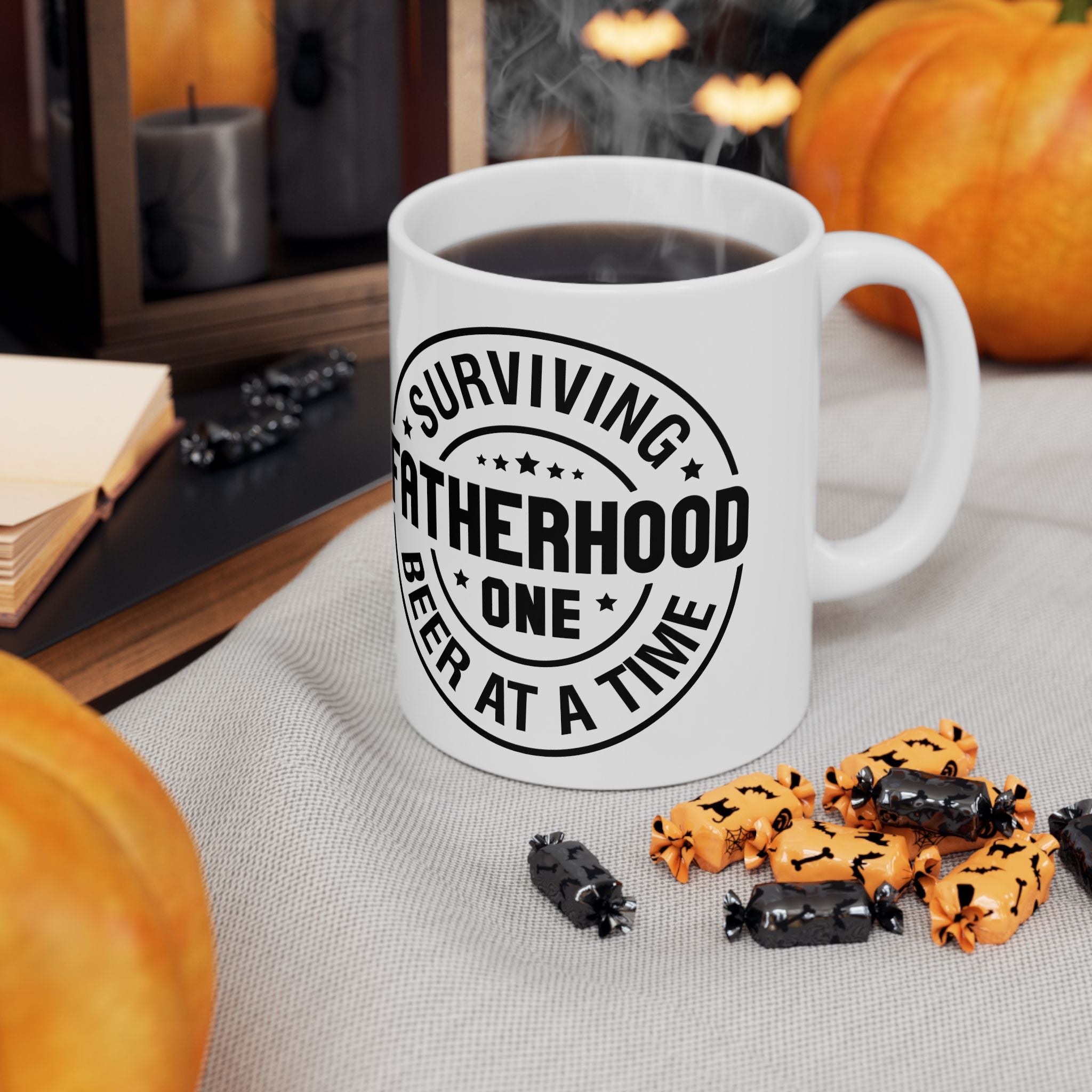Copy of Surviving Fatherhood Ceramic Mug - Fun Gift for Dads (11oz, 15oz)