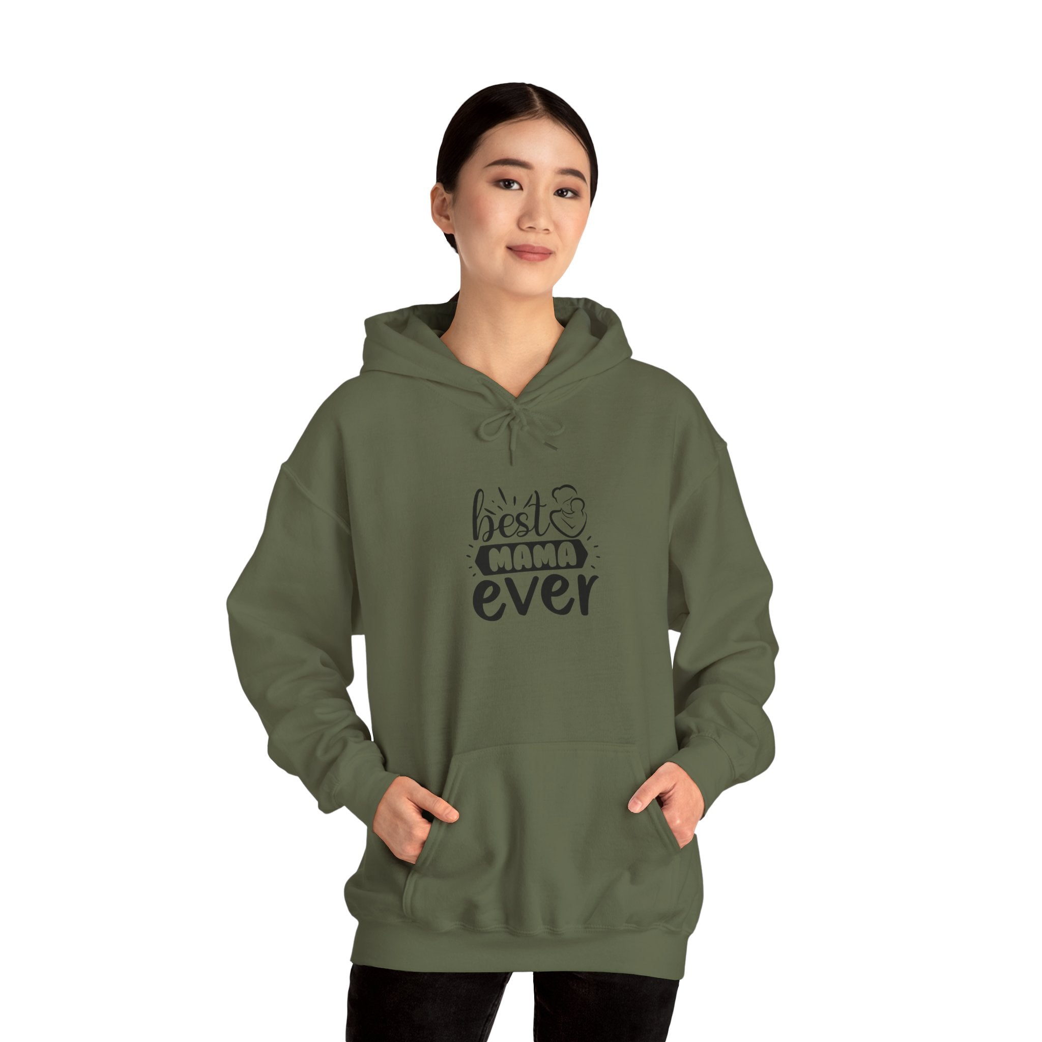 Best Mama Ever Hooded Sweatshirt - Unisex Heavy Blend