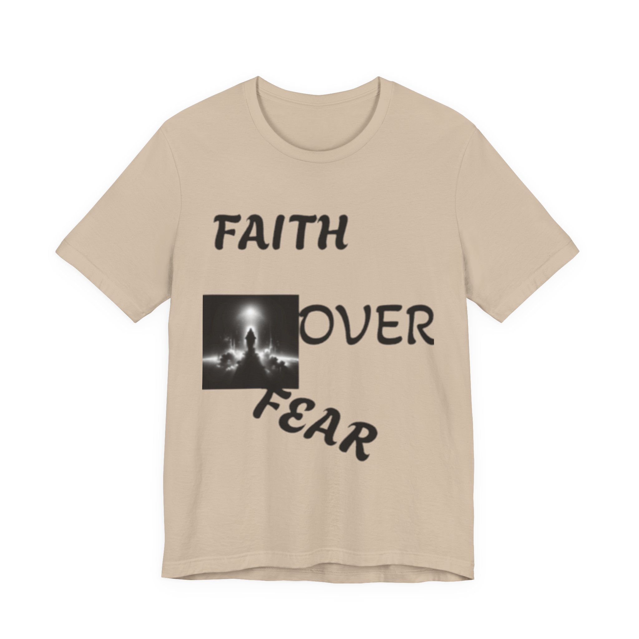 Faith Over Fear Unisex Jersey Tee - Inspirational Graphic T-Shirt