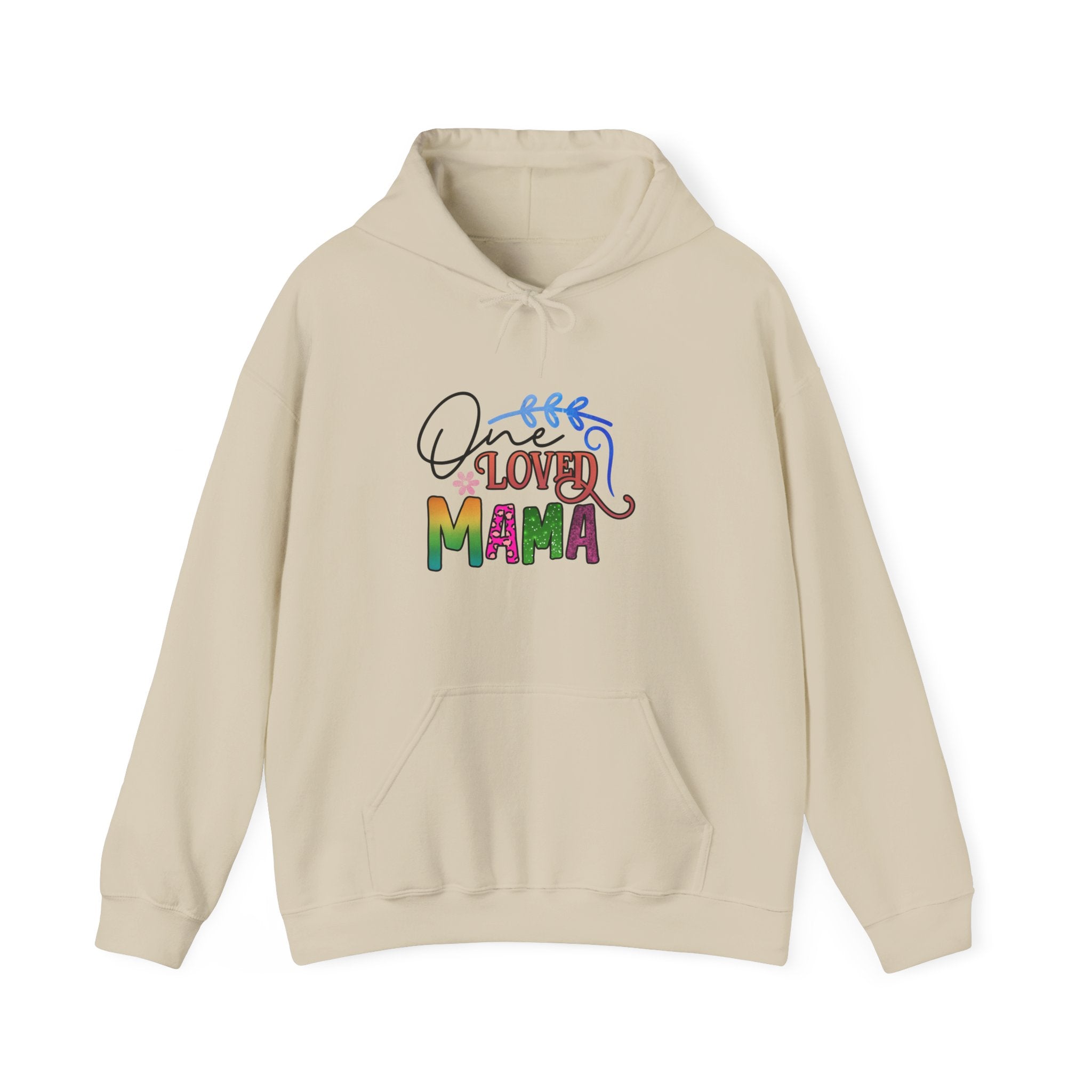 Loved Mama Hoodie - Unisex Heavy Blend™ Sweatshirt for Moms