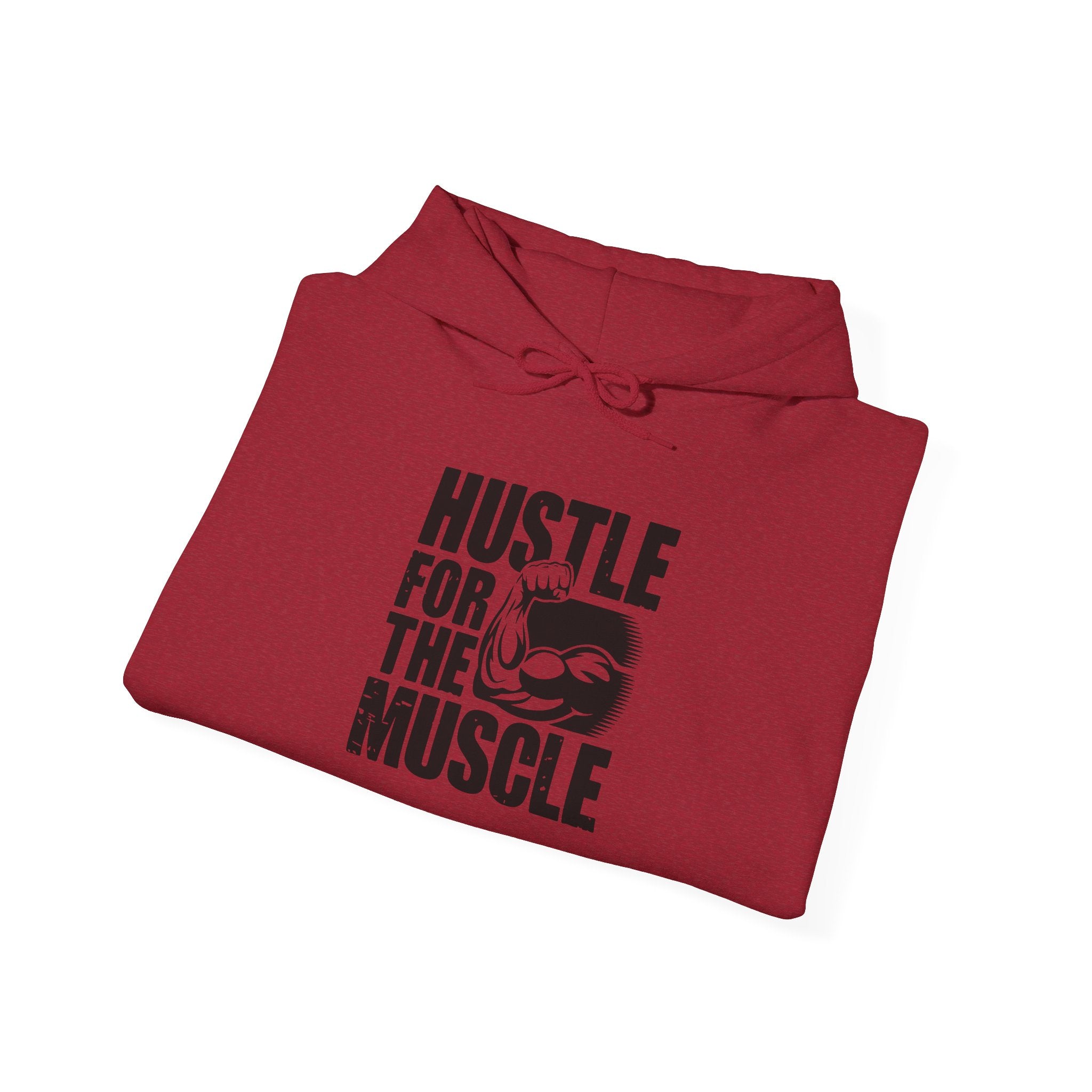 Hustle for the Muscle Sweatshirt - Unisex Heavy Blend™ Hoodie for Fitness Enthusiasts