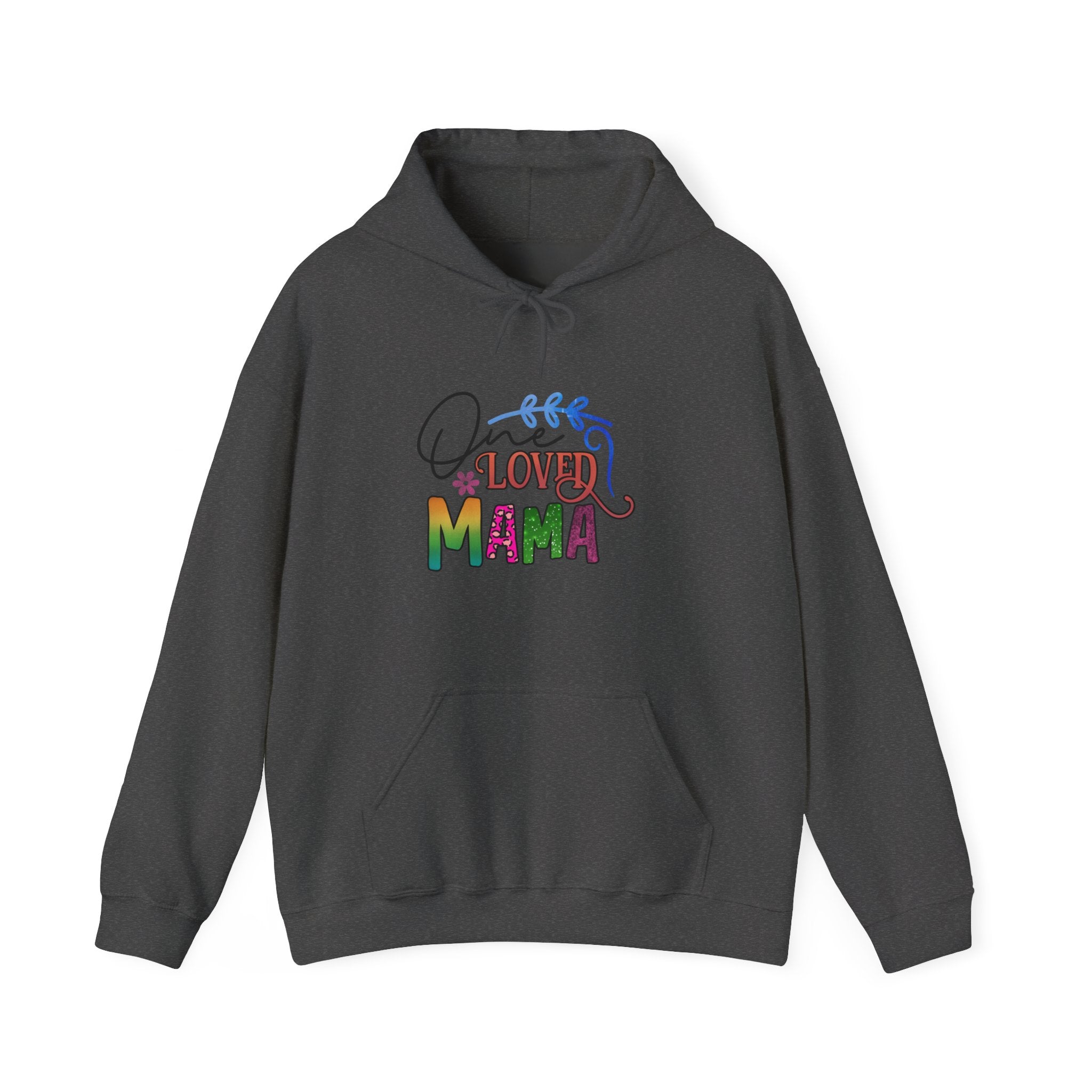 Loved Mama Hoodie - Unisex Heavy Blend™ Sweatshirt for Moms