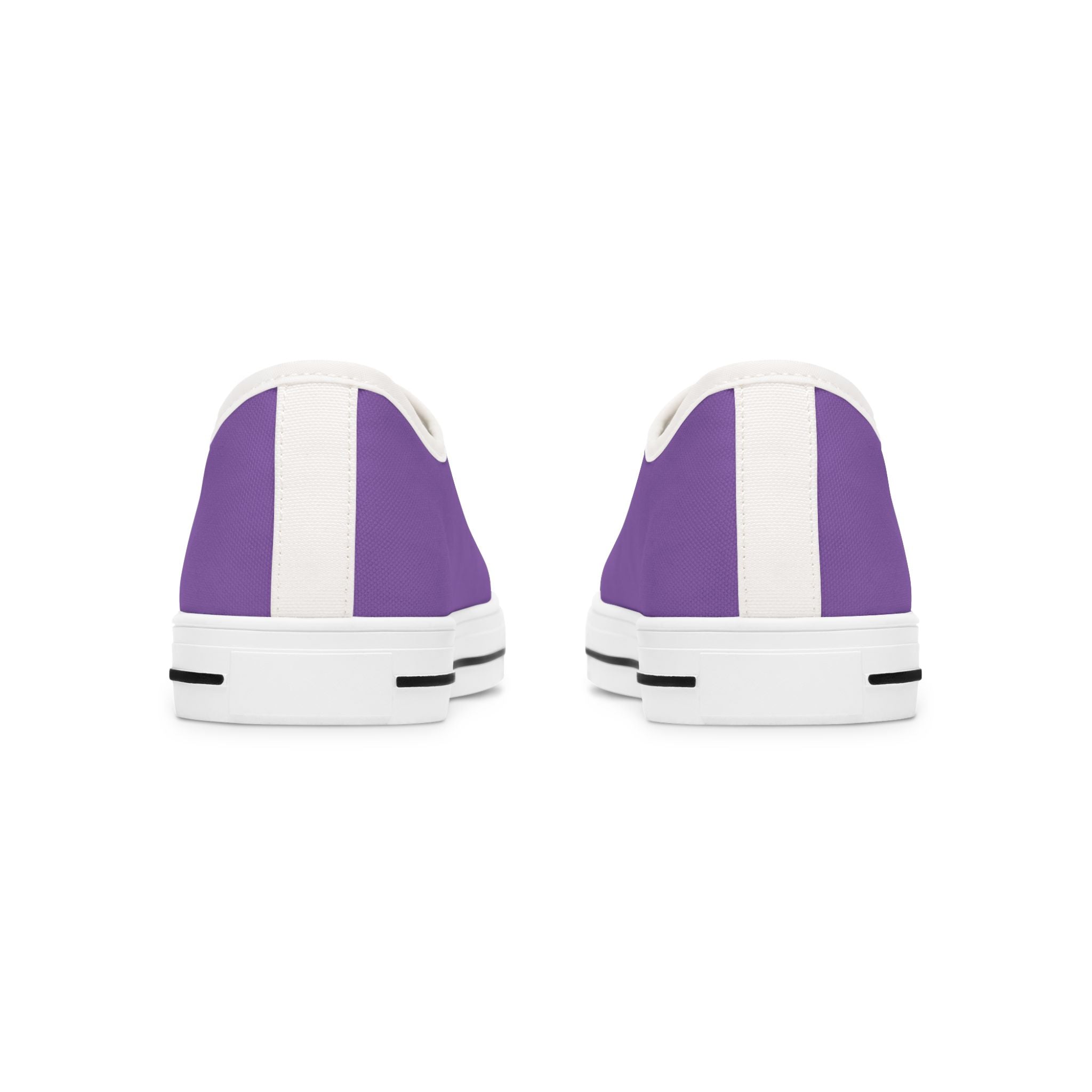 Violet Stylish Women's Low Top Sneakers - Casual, Comfortable, Everyday Wear, Perfect for Summer, Striped Sneakers, Trendy Footwear **Progress Over Perfection"