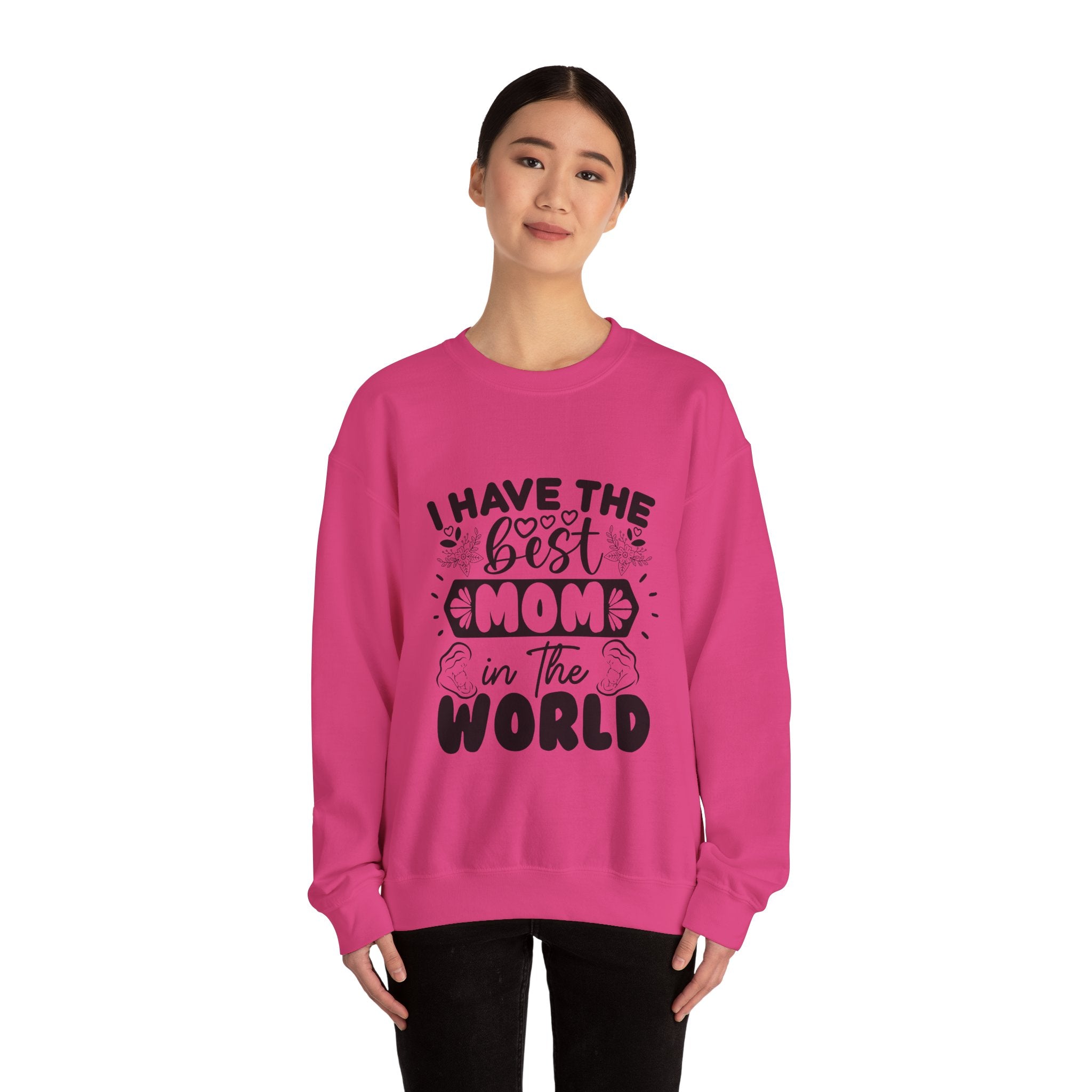 Best Mom Crewneck Sweatshirt - Unisex Heavy Blend™ - Perfect Gift for Mother's Day
