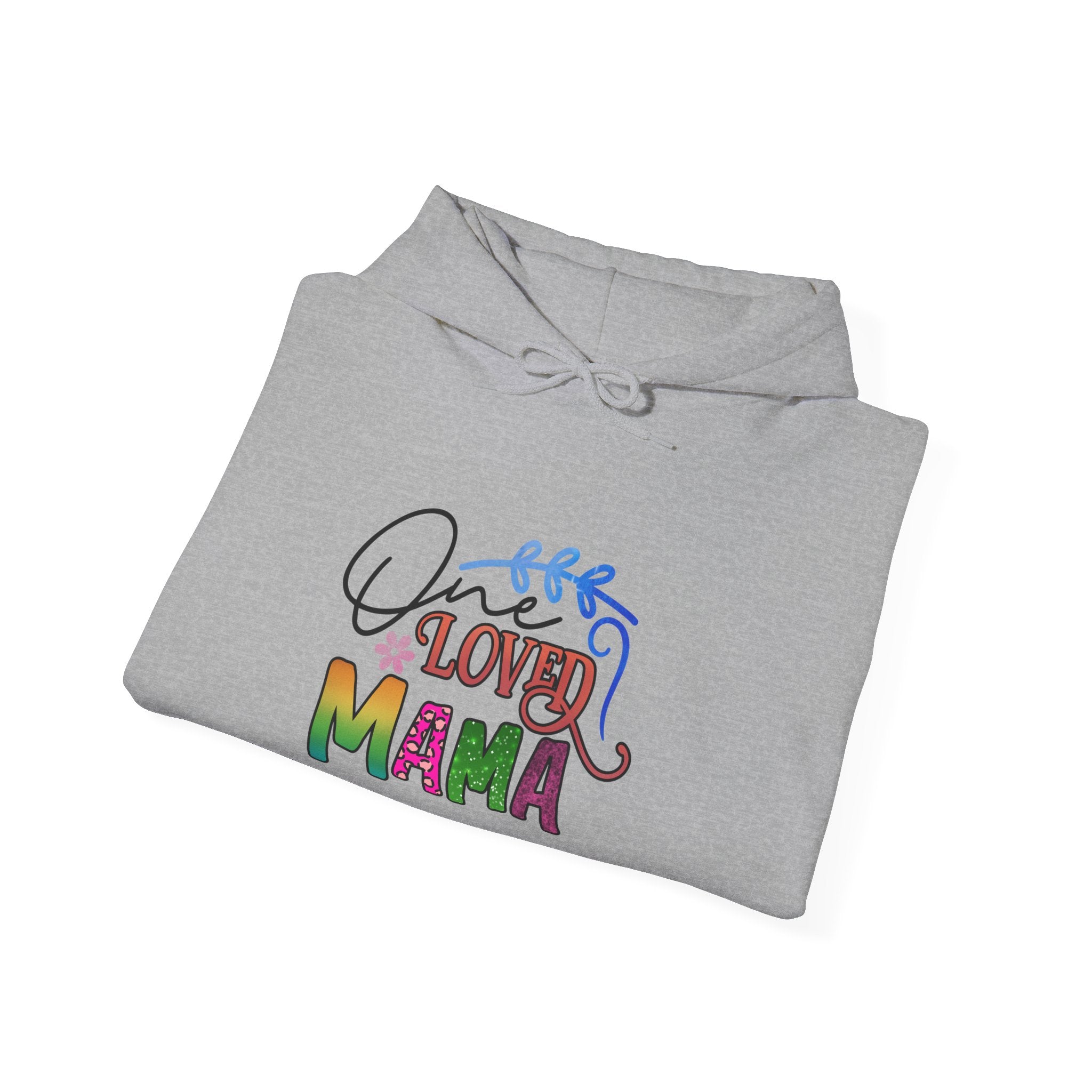 Loved Mama Hoodie - Unisex Heavy Blend™ Sweatshirt for Moms