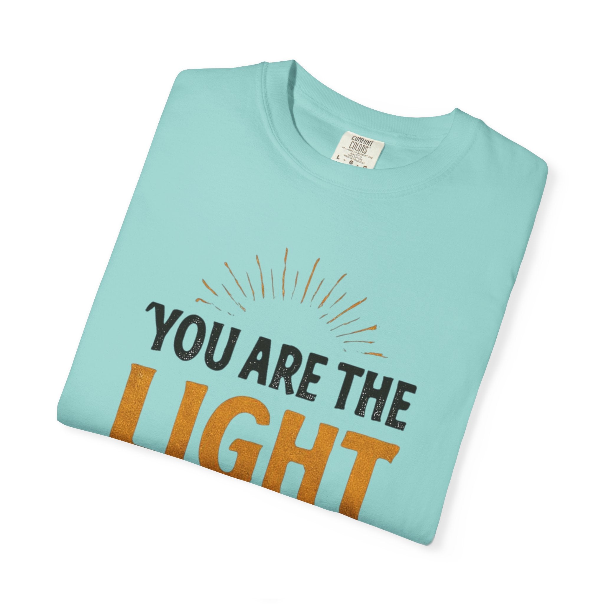 Inspirational T-Shirt with 'You Are the Light of the World' Design, Motivational Tee for Faith, Spiritual Gifts, Religious Apparel, [...]