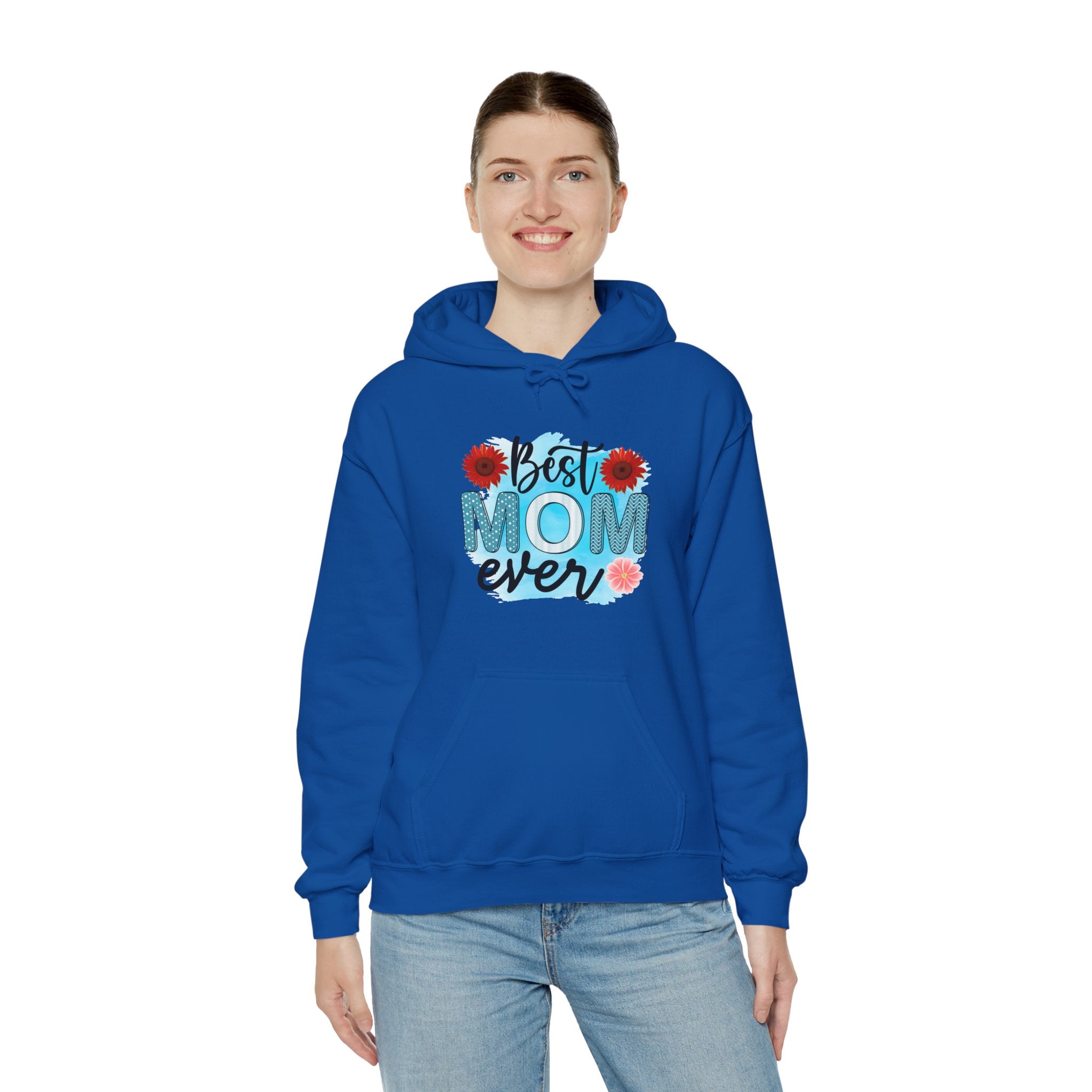 Best Mom Ever Hoodie - Unisex Heavy Blend Sweatshirt, Perfect Gift for Mother's Day