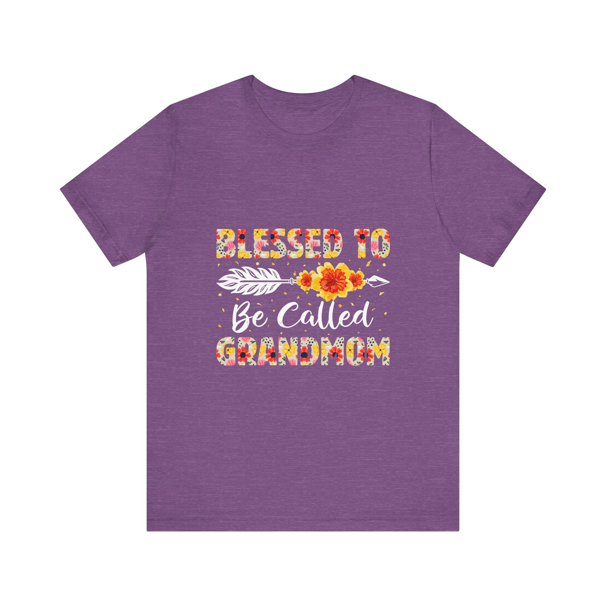 Blessed to Be Called Grandma T-Shirt - Floral Design for Grandmothers, Perfect Gift for Mother's Day