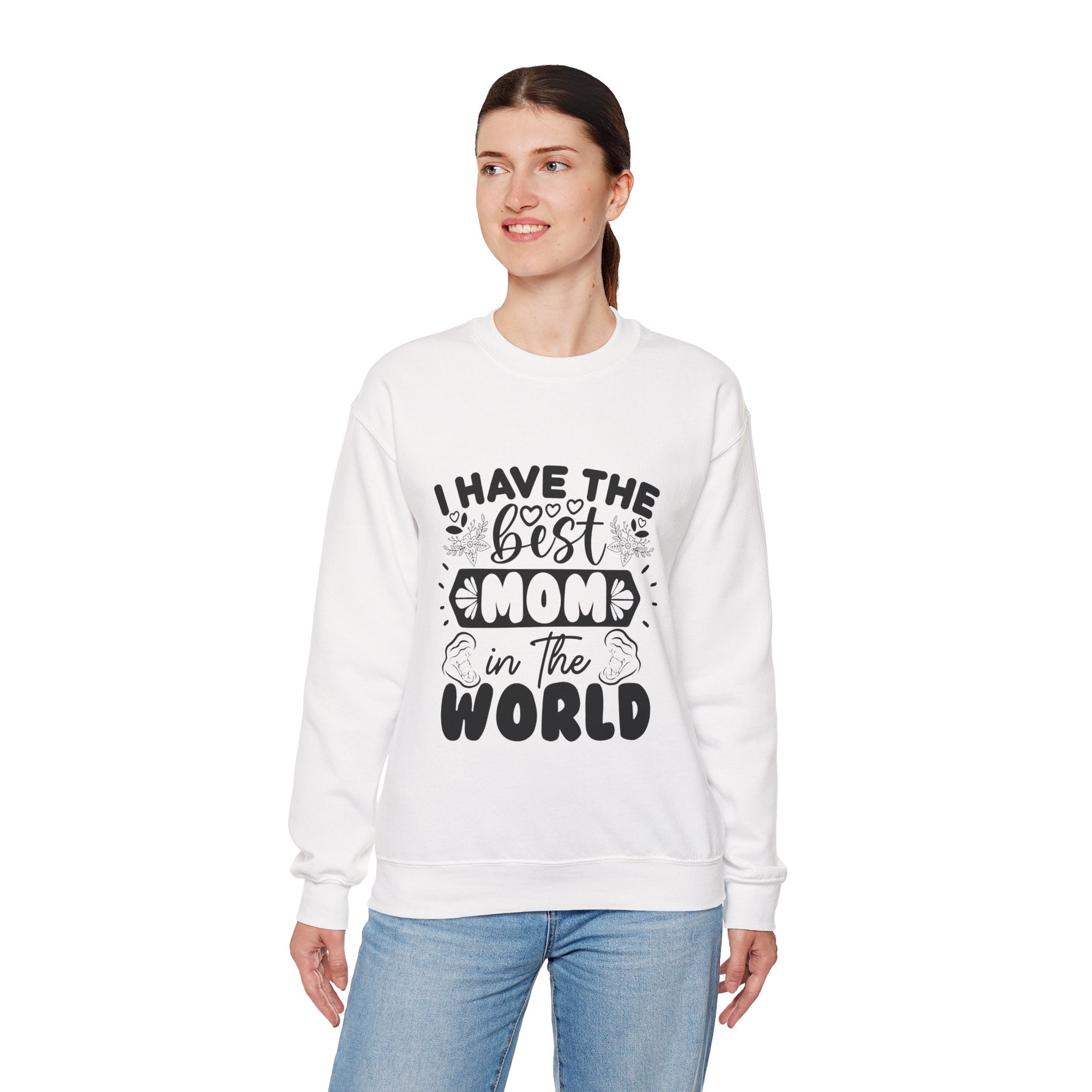 Best Mom Crewneck Sweatshirt - Unisex Heavy Blend™ - Perfect Gift for Mother's Day