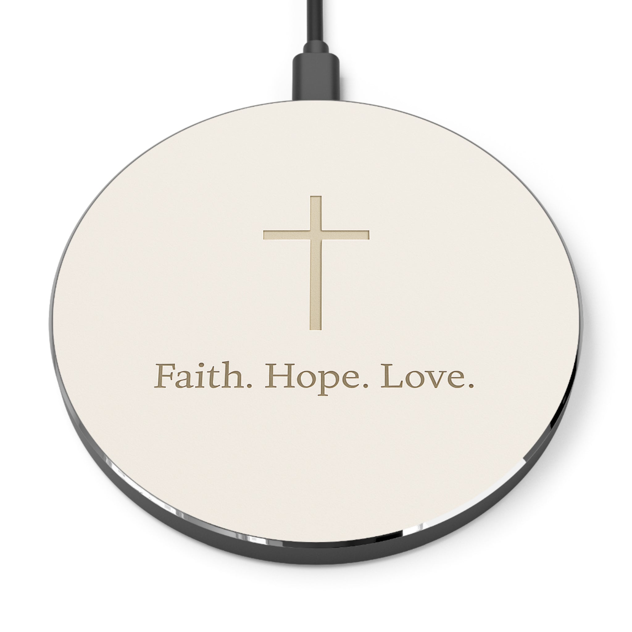 Faith-Inspired Wireless Charger, Inspirational Gift for Christians, Modern Desk Accessory, Home Office Decor, Holiday Present, [...]