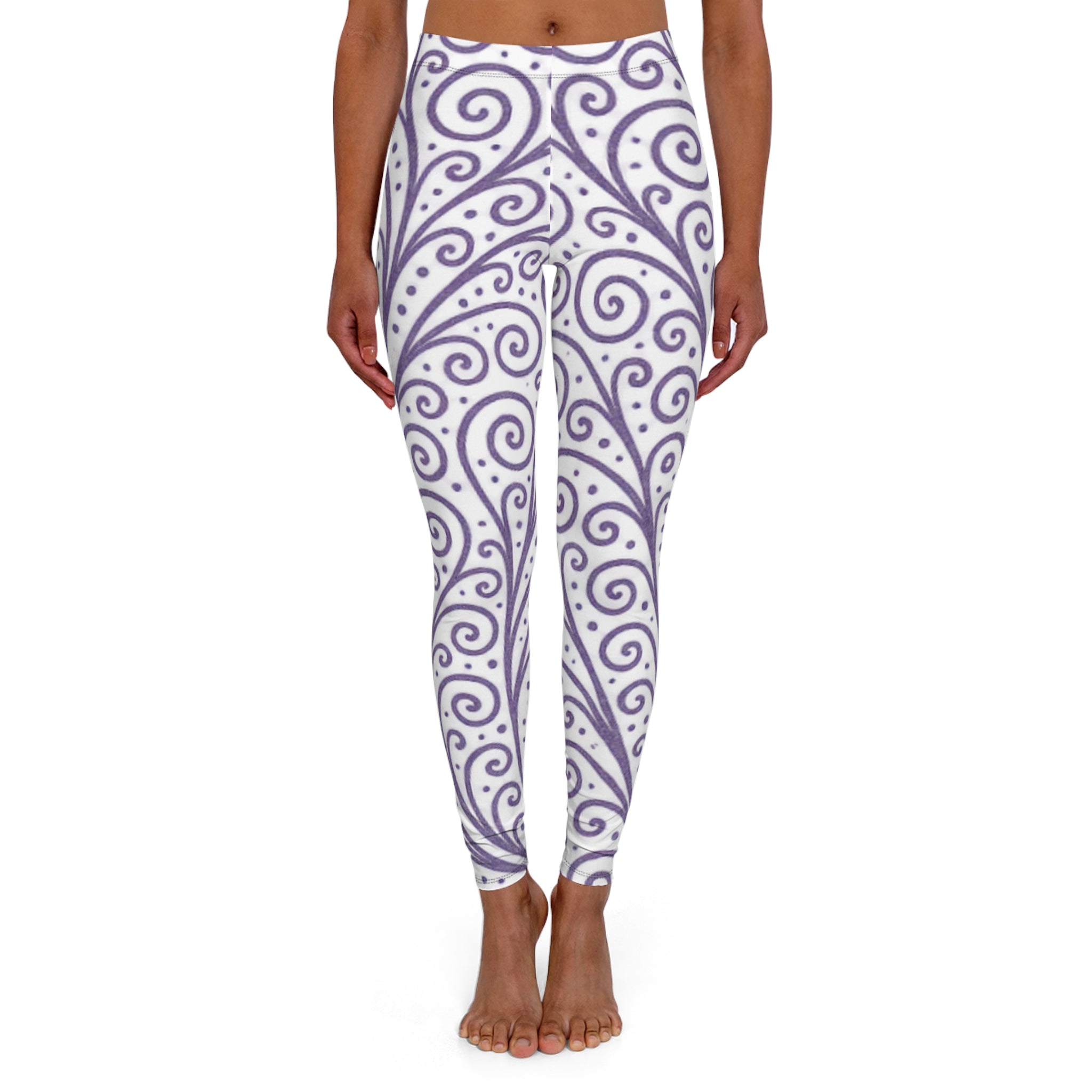 Stylish Women's Leggings, Floral Pattern, Casual Activewear, Yoga Pants, Gift for Fitness Lovers, Everyday Comfort