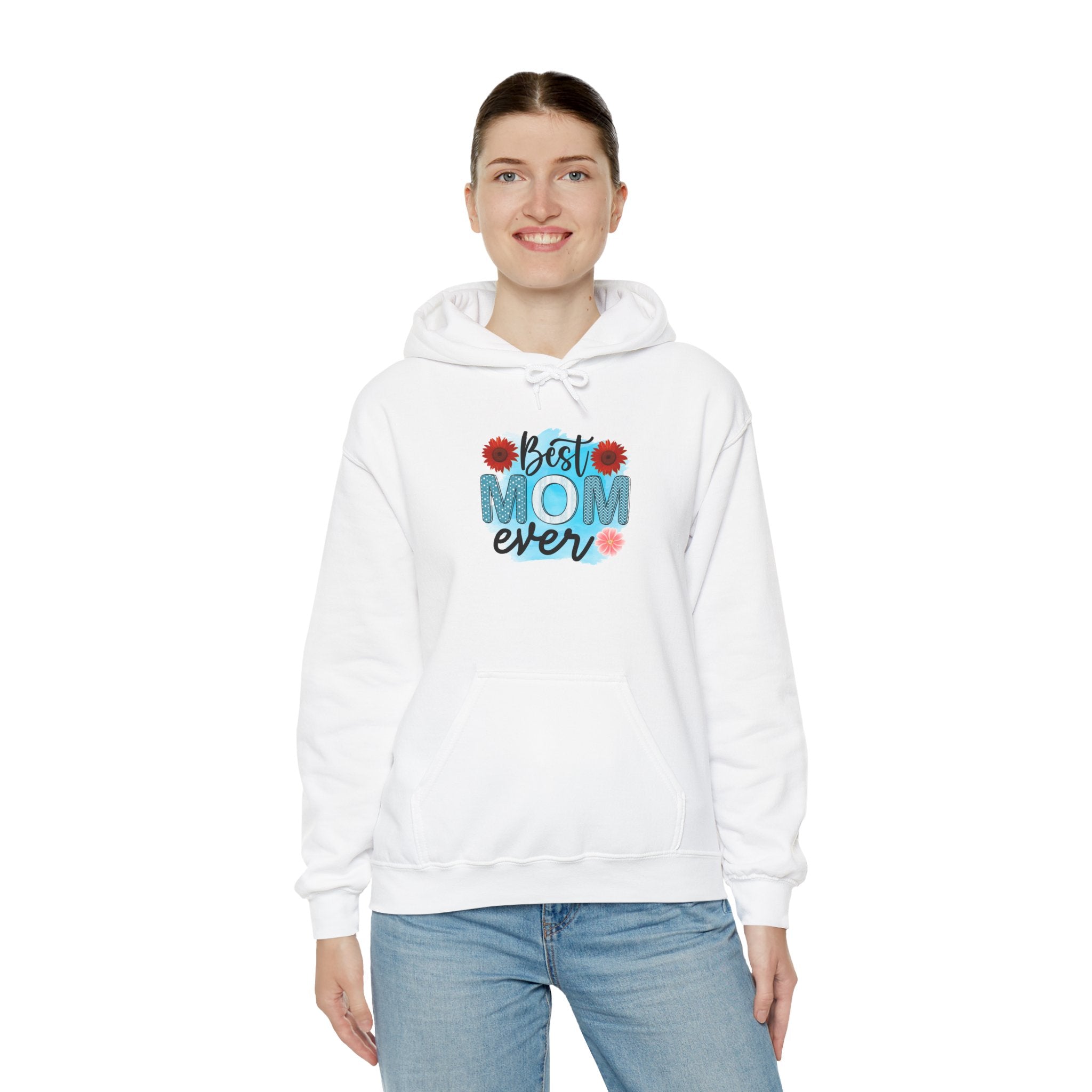 Best Mom Ever Hoodie - Unisex Heavy Blend Sweatshirt, Perfect Gift for Mother's Day