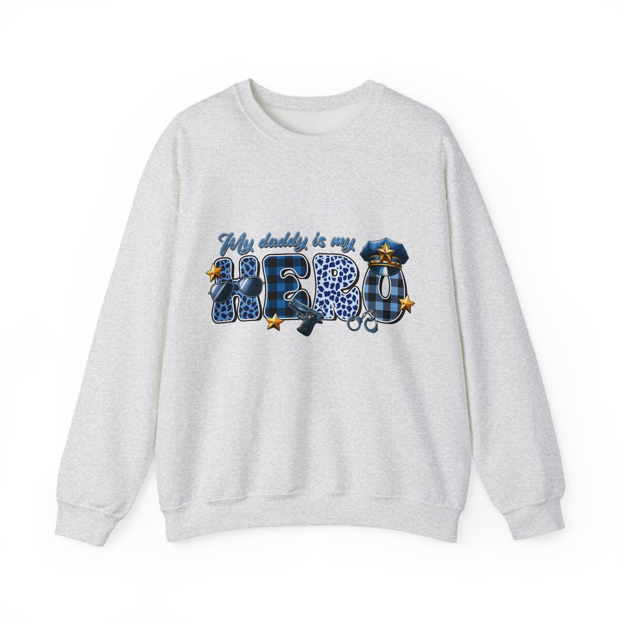 "My Daddy is My Hero" Unisex Crewneck Sweatshirt