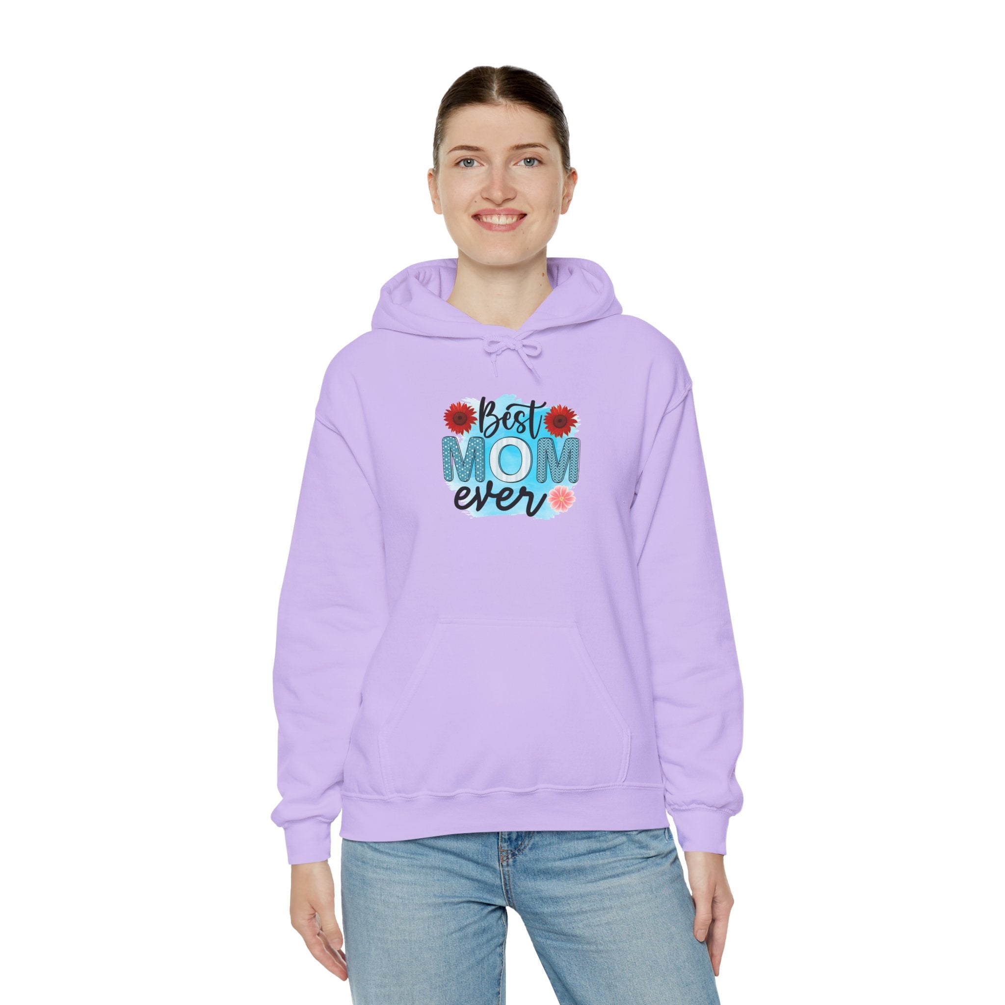 Best Mom Ever Hoodie - Unisex Heavy Blend Sweatshirt, Perfect Gift for Mother's Day