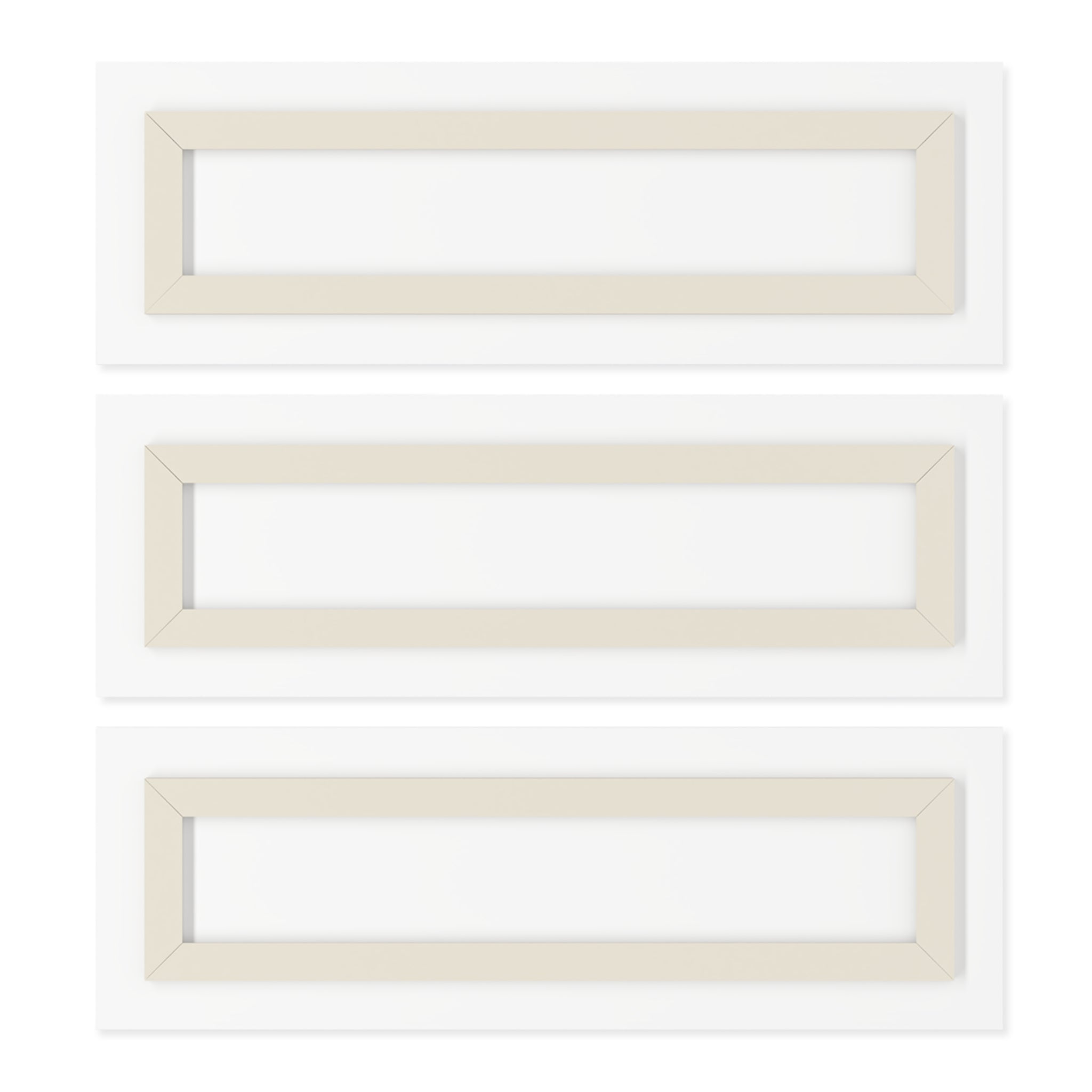 Coastal Triptych Acrylic Prints - Beach Shells & Ocean Vibes Decor