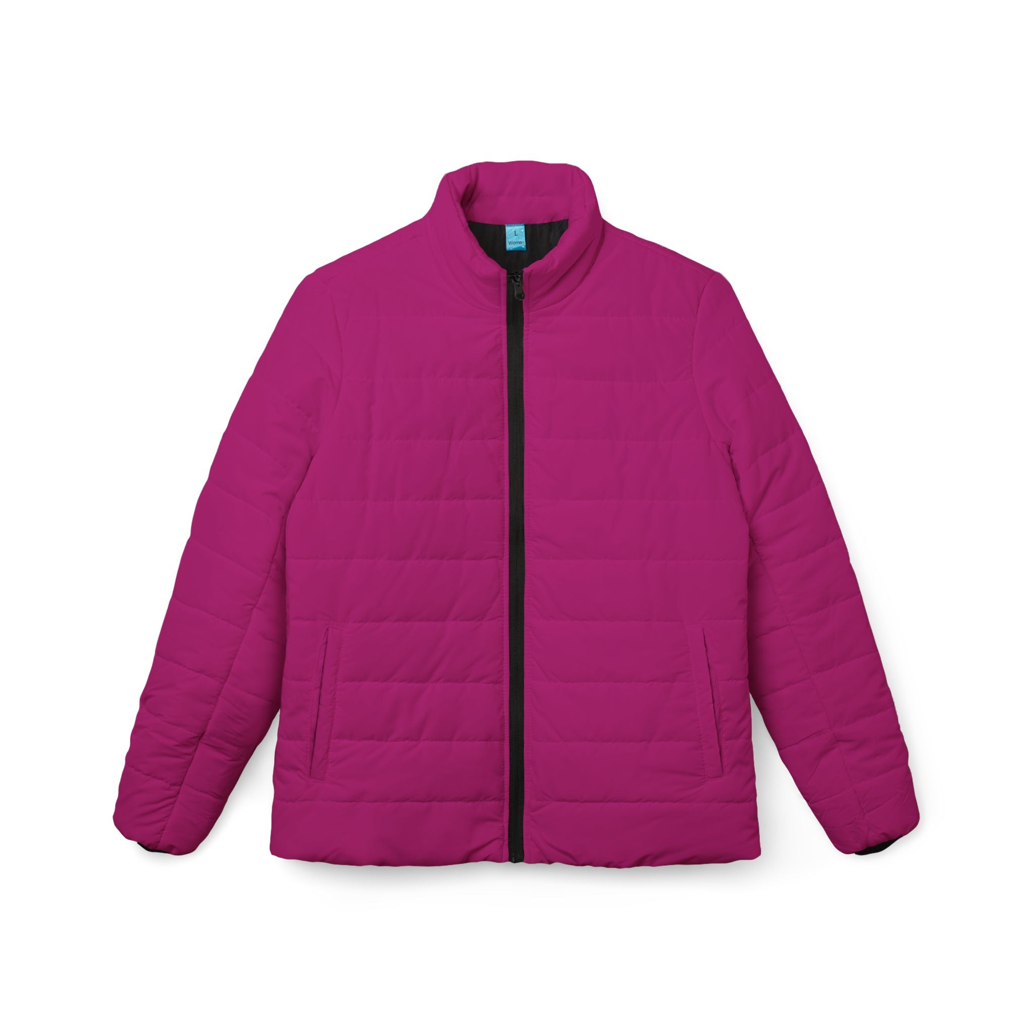 Pink Stylish Women’s Puffer Jacket, Cozy Winter Coat, Trendy Outerwear, Outdoor Fashion, Fall/Winter Essential