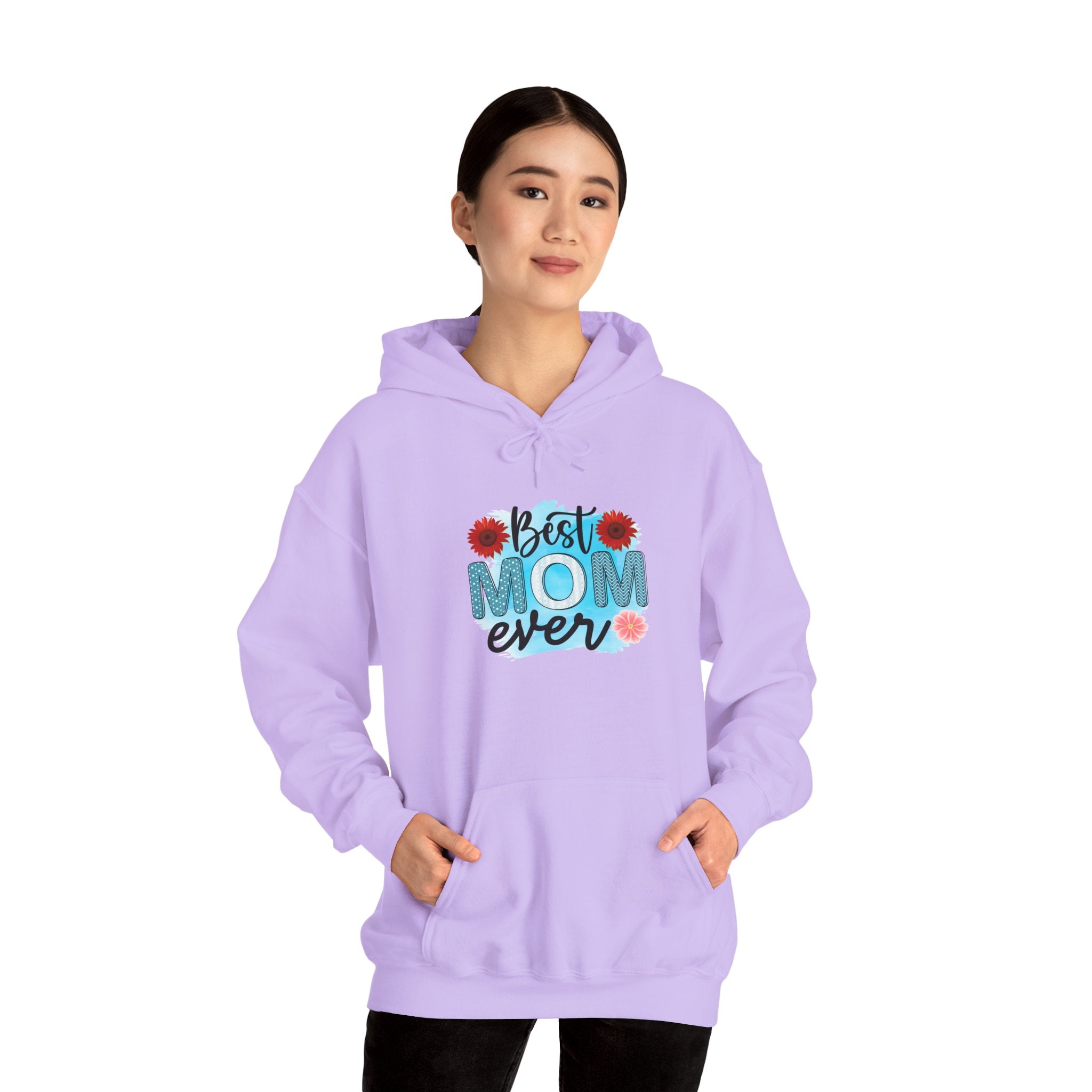 Best Mom Ever Hoodie - Unisex Heavy Blend Sweatshirt, Perfect Gift for Mother's Day