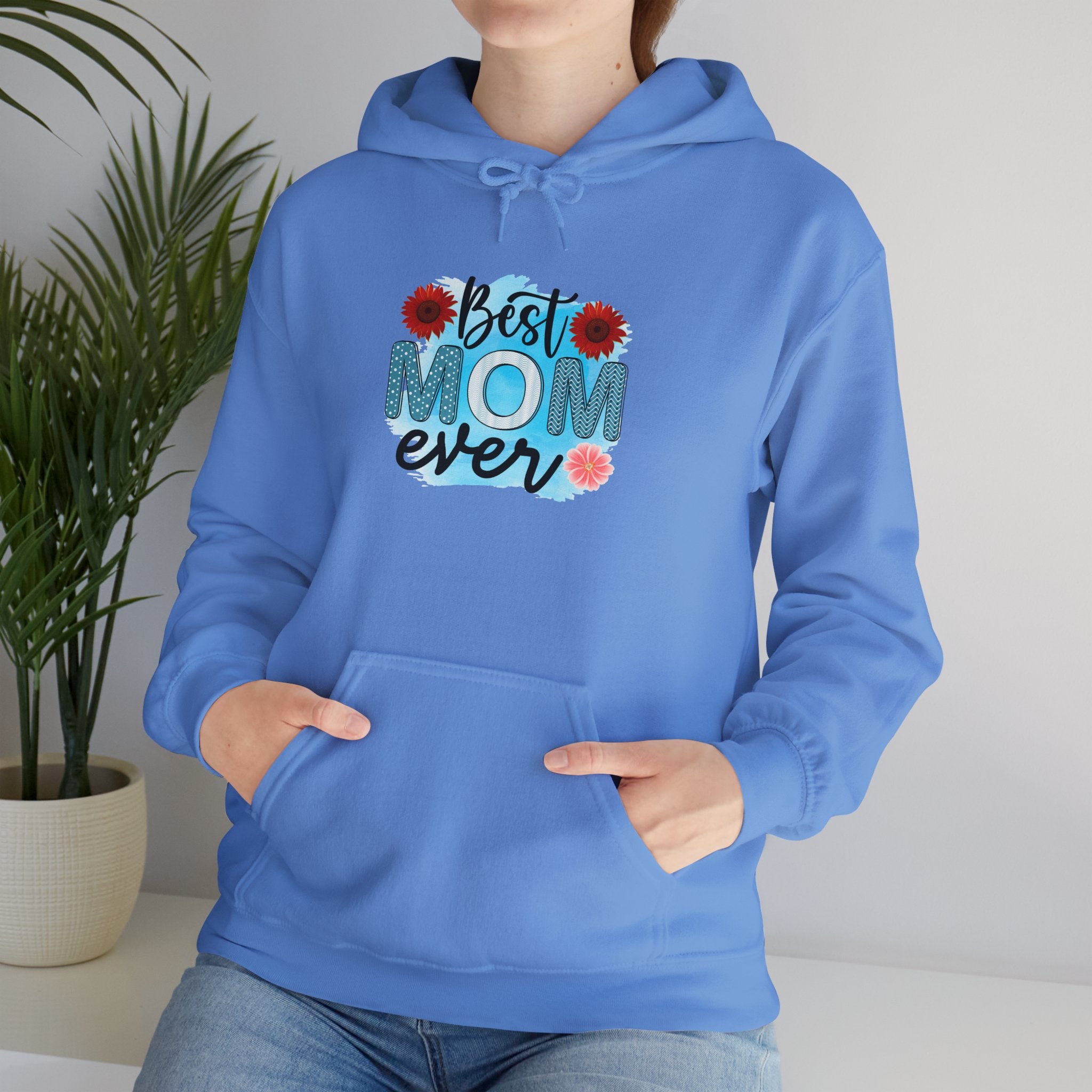 Best Mom Ever Hoodie - Unisex Heavy Blend Sweatshirt, Perfect Gift for Mother's Day