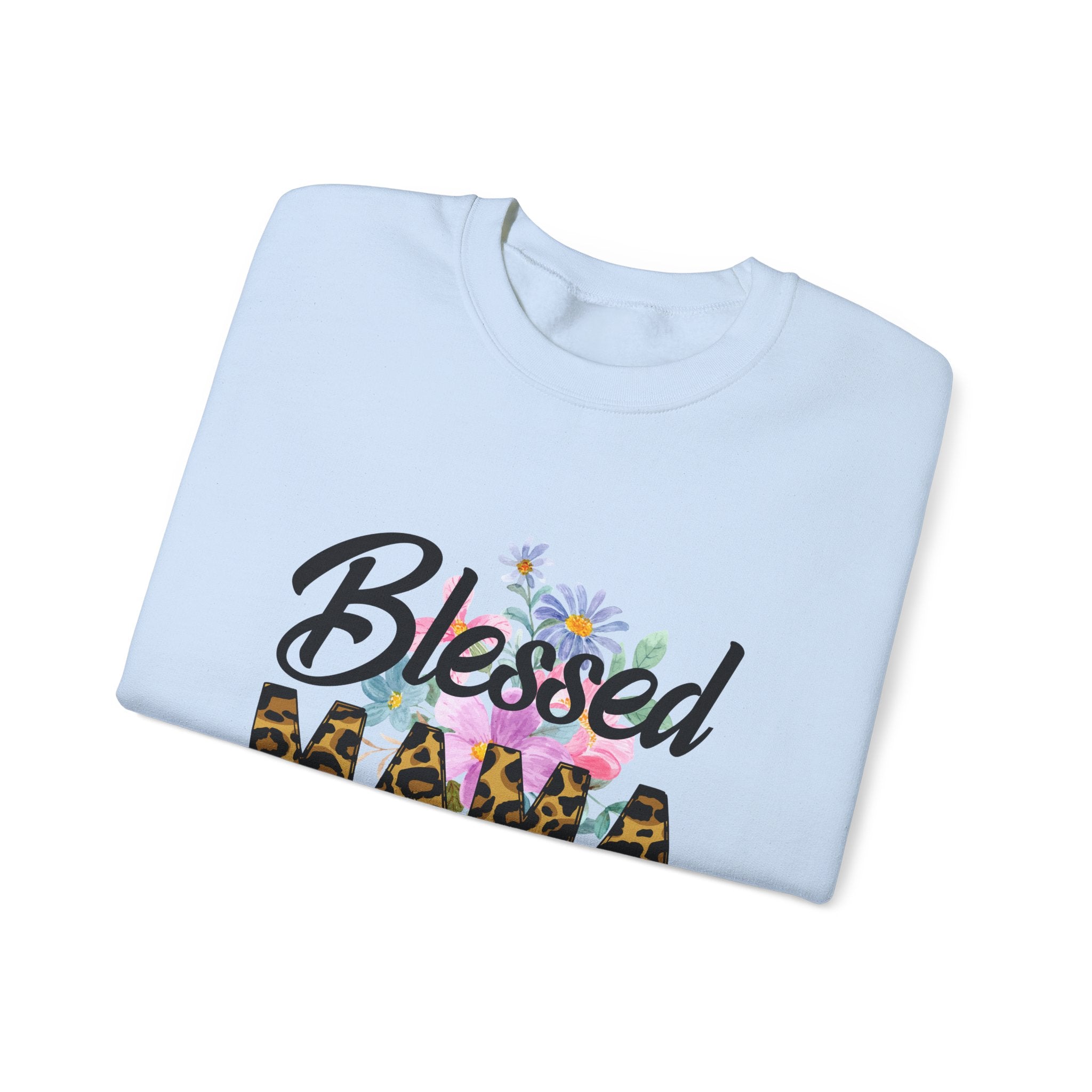 Blessed Mama Unisex Heavy Blend Crewneck Sweatshirt
