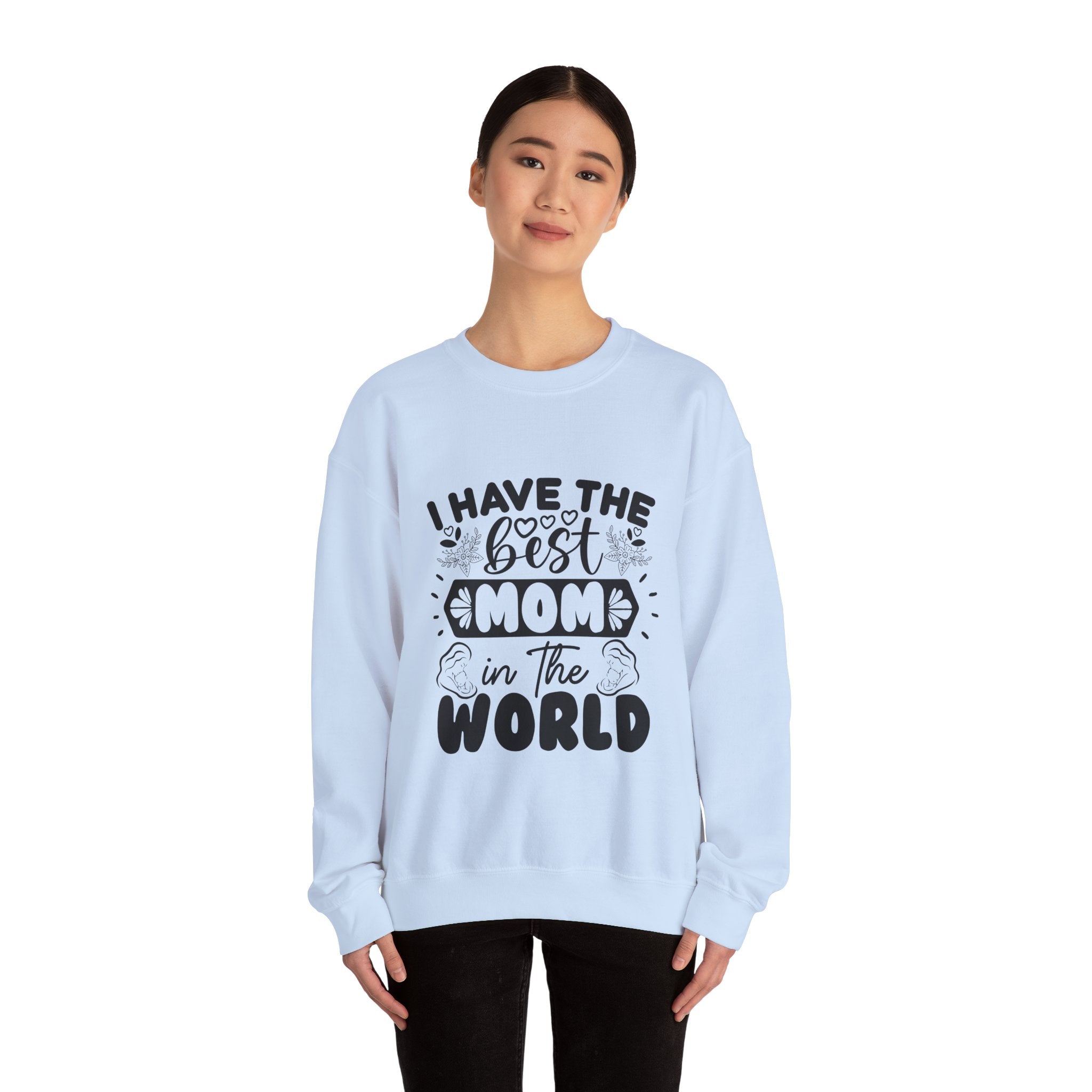 Best Mom Crewneck Sweatshirt - Unisex Heavy Blend™ - Perfect Gift for Mother's Day