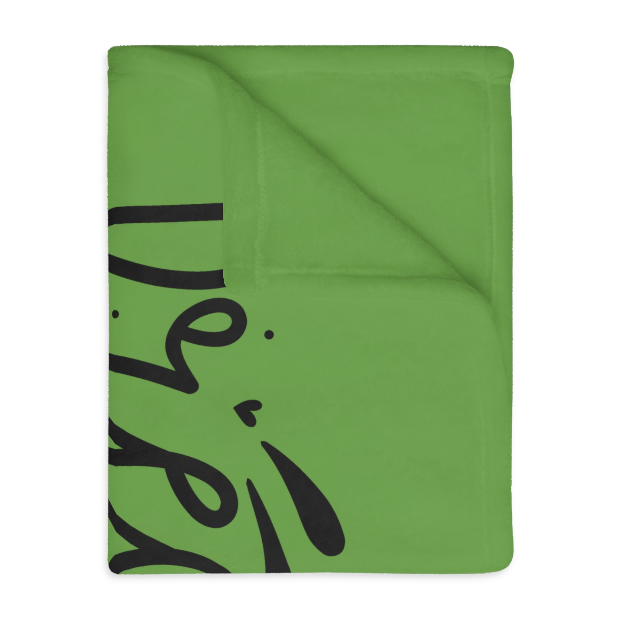 Inspirational Velveteen Microfiber Blanket - "Dream Without Fear"