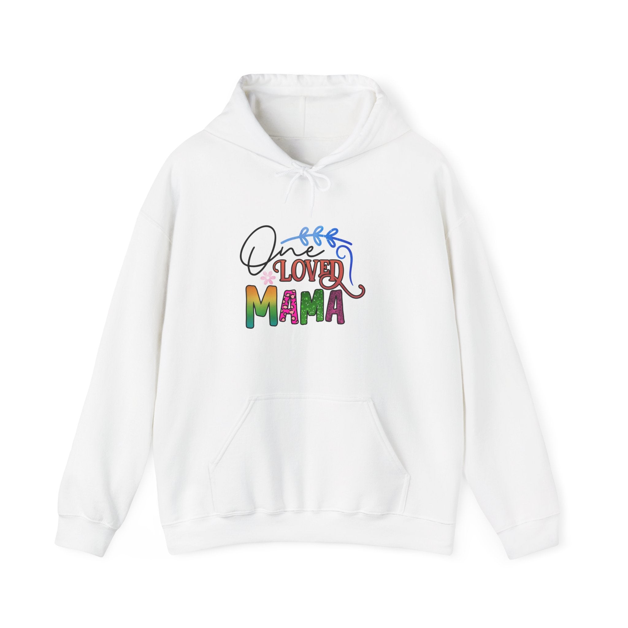 Loved Mama Hoodie - Unisex Heavy Blend™ Sweatshirt for Moms