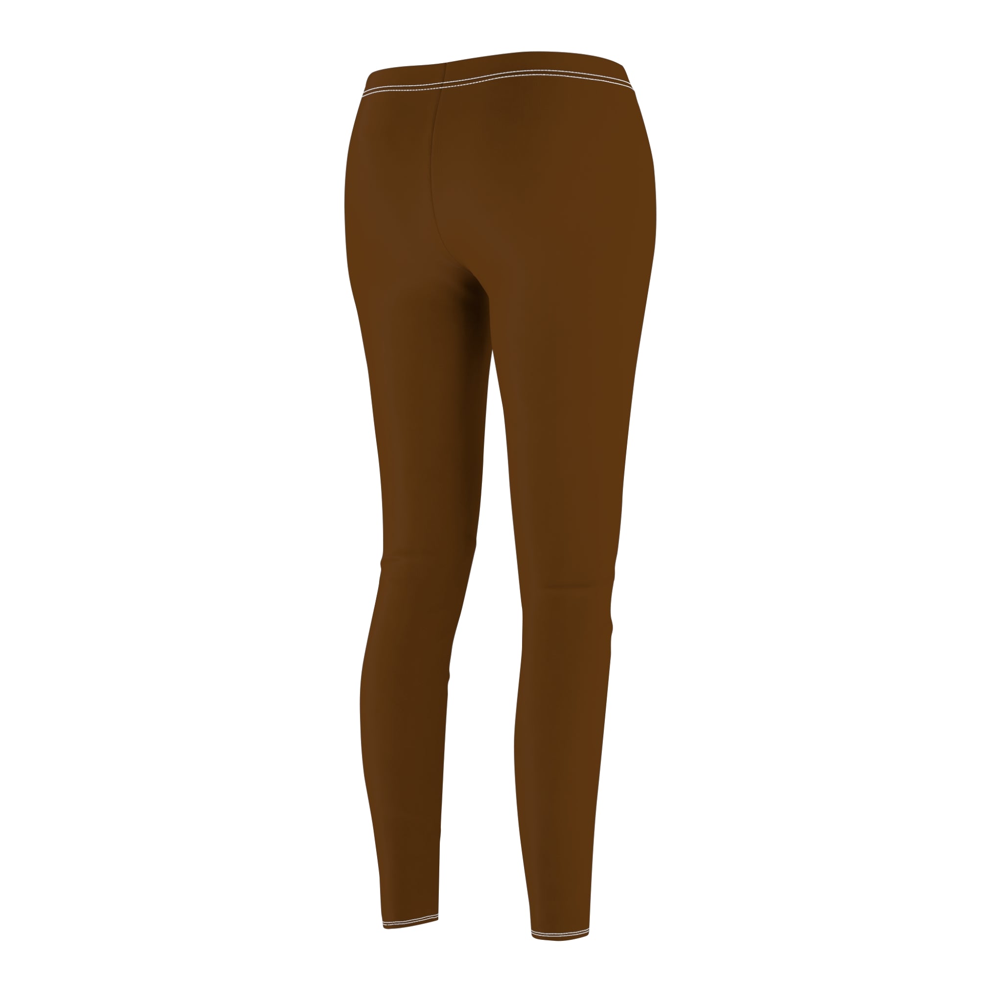 Brown Stylish Women's Casual Leggings, Trendy Activewear, Comfortable Yoga Pants, Perfect Gift for Fitness Lovers, Everyday Wear