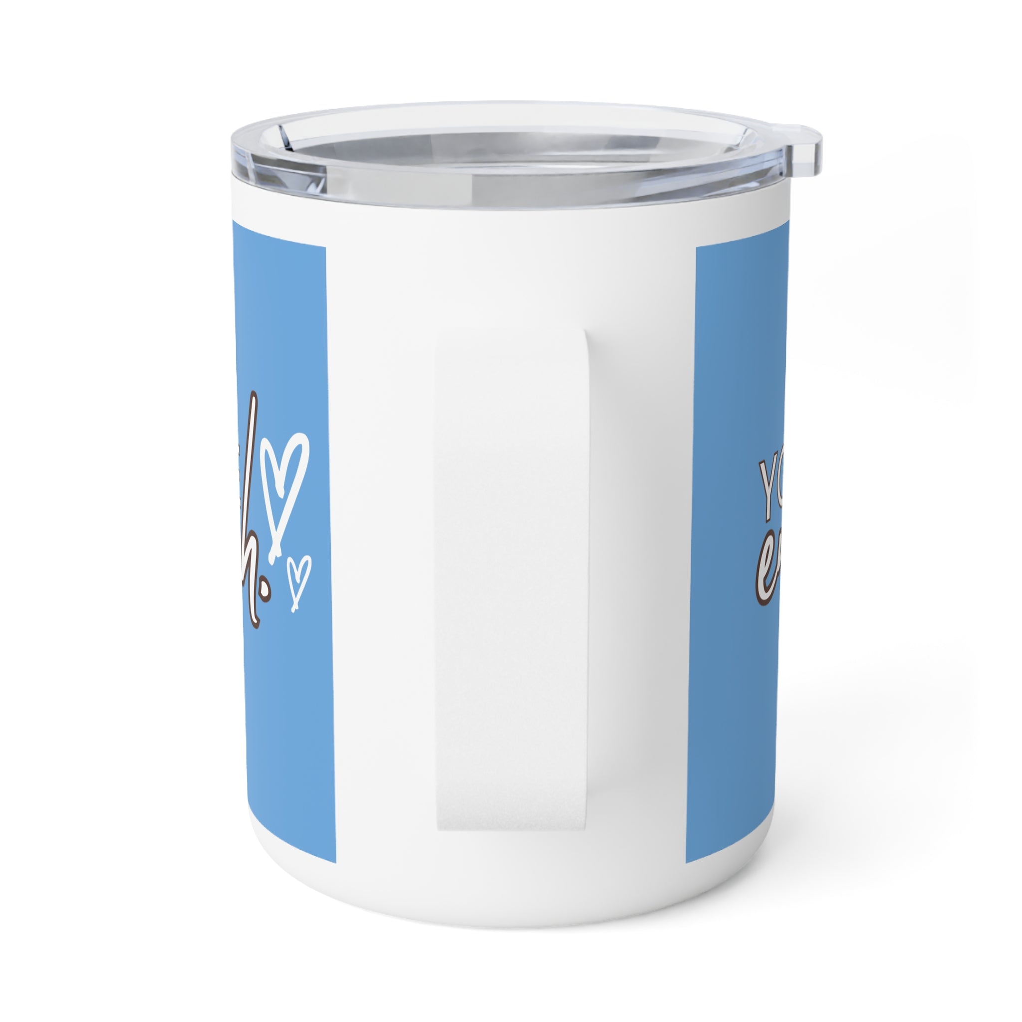 Empowering Insulated Coffee Mug - "You Are Enough" - Motivational Gift, Coffee Lover, Home Office, Self-Care, Inspirational Decor