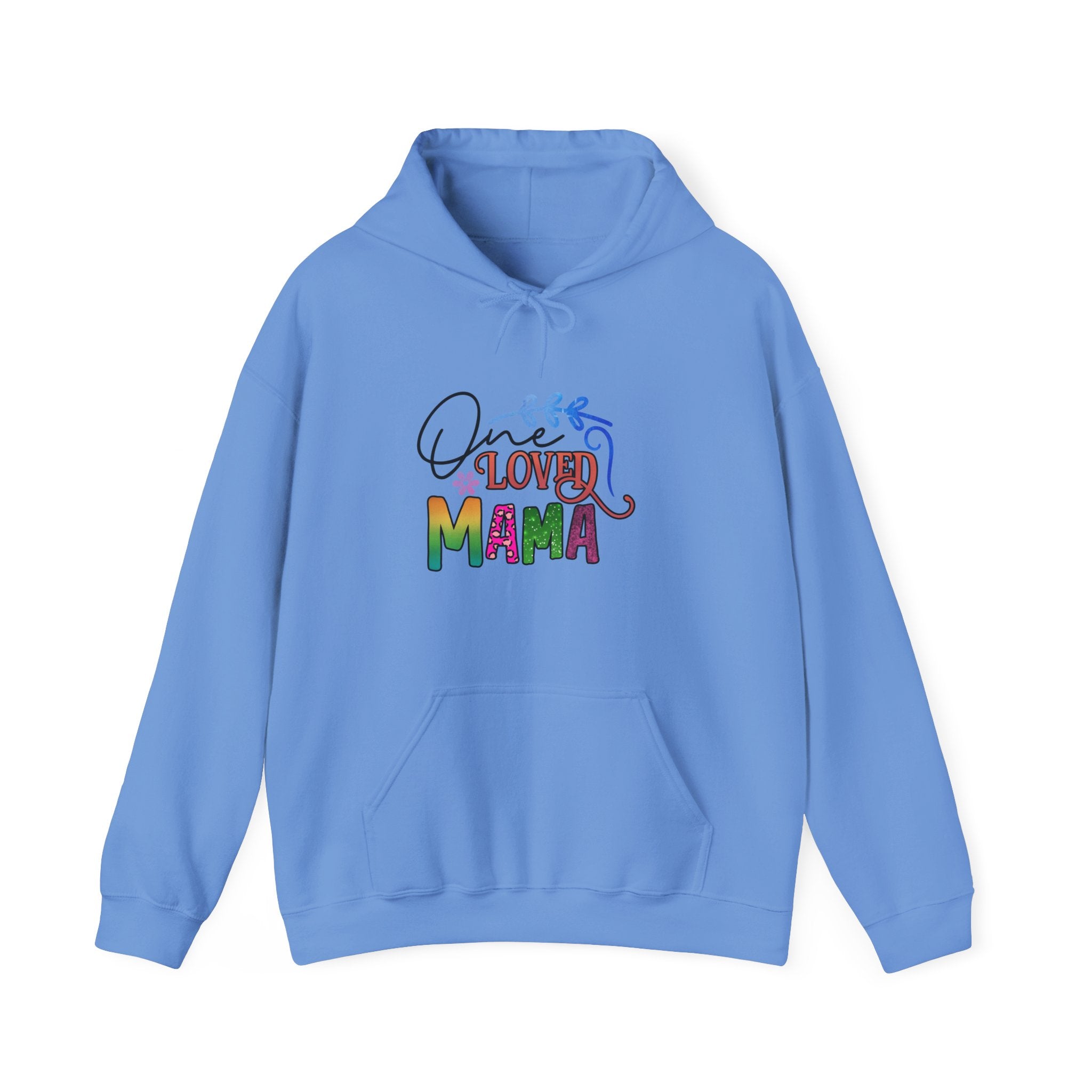 Loved Mama Hoodie - Unisex Heavy Blend™ Sweatshirt for Moms