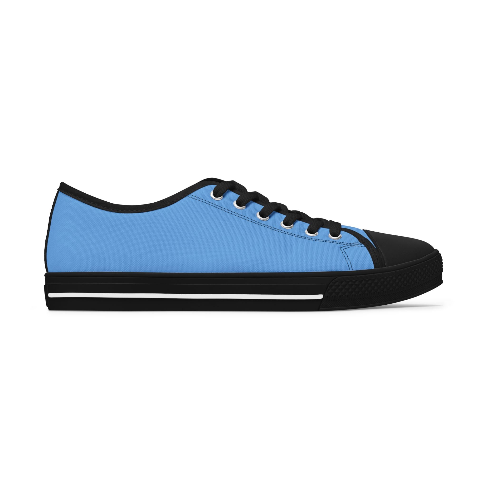 Blue Stylish Women's Low Top Sneakers - Casual, Comfortable, Everyday Wear, Perfect for Summer, Striped Sneakers, Trendy Footwear **Progress Over Perfection"