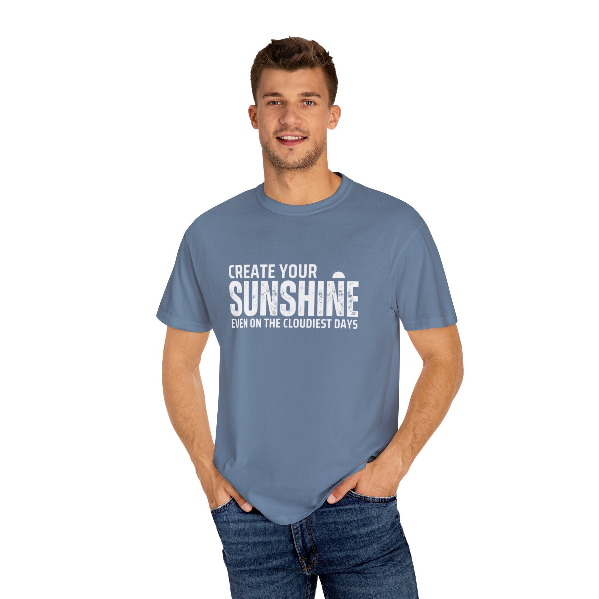 Inspirational Unisex T-Shirt - "Create Your Sunshine" Design
