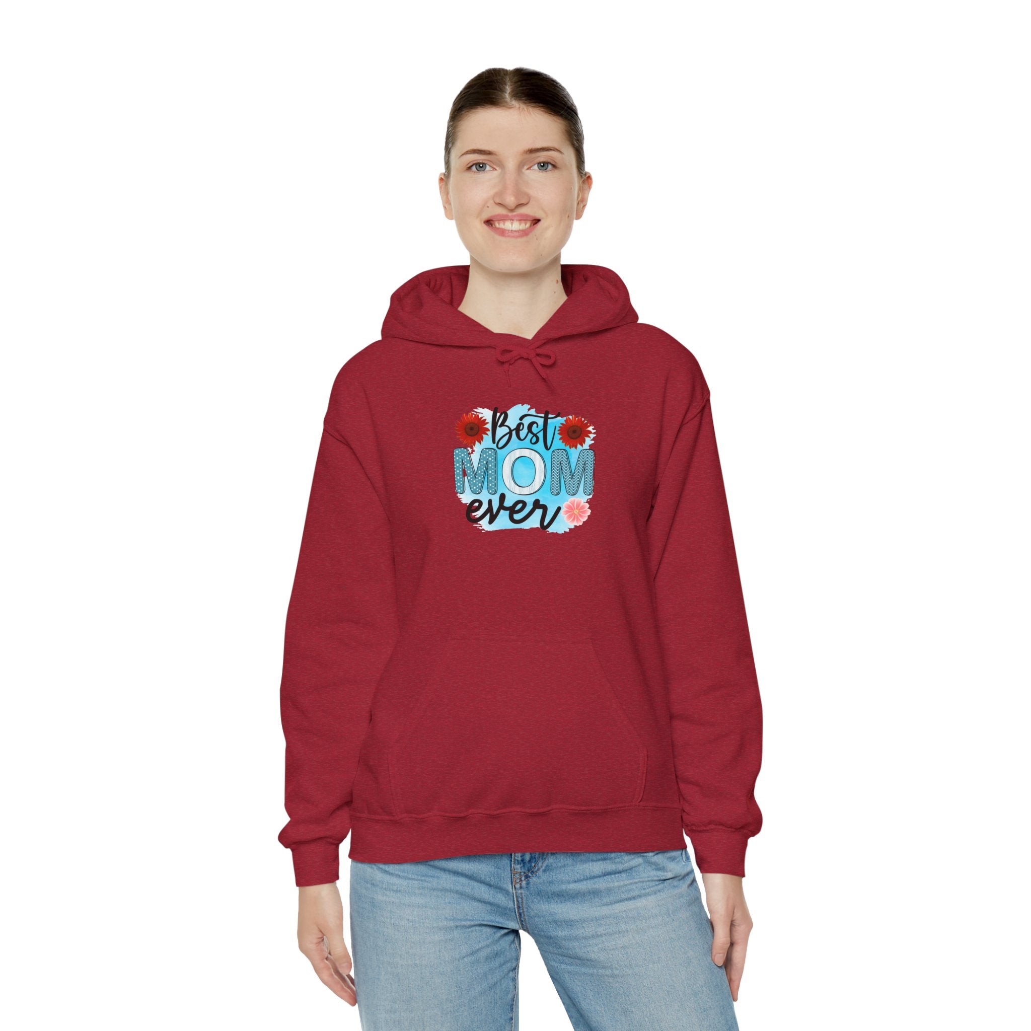 Best Mom Ever Hoodie - Unisex Heavy Blend Sweatshirt, Perfect Gift for Mother's Day