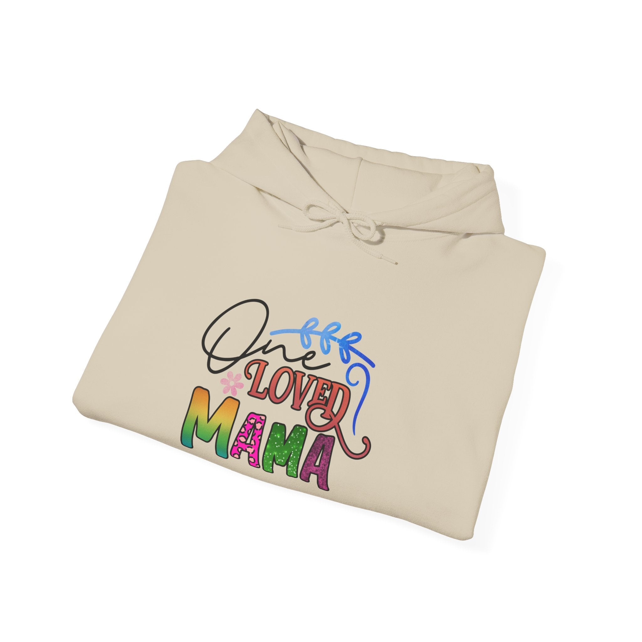 Loved Mama Hoodie - Unisex Heavy Blend™ Sweatshirt for Moms
