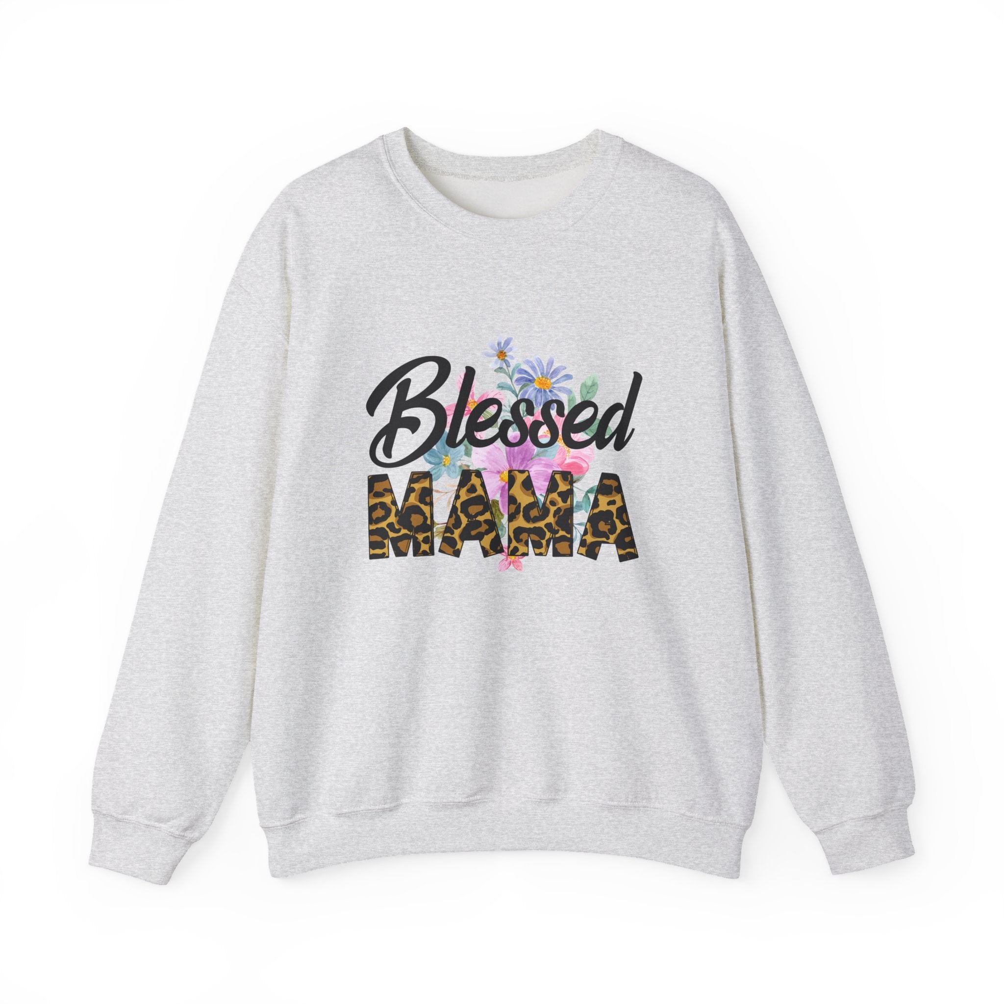 Blessed Mama Unisex Heavy Blend Crewneck Sweatshirt
