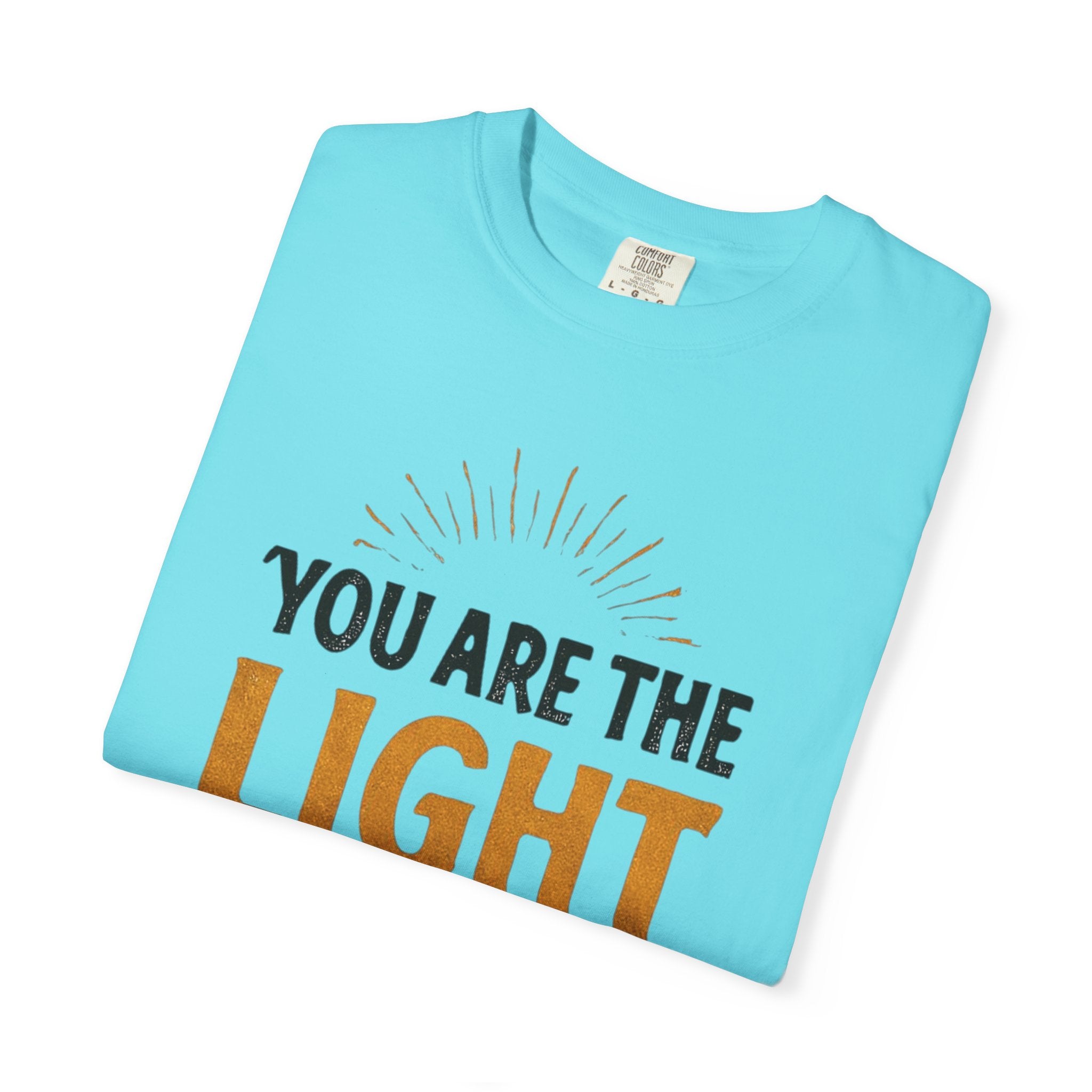 Inspirational T-Shirt with 'You Are the Light of the World' Design, Motivational Tee for Faith, Spiritual Gifts, Religious Apparel, [...]