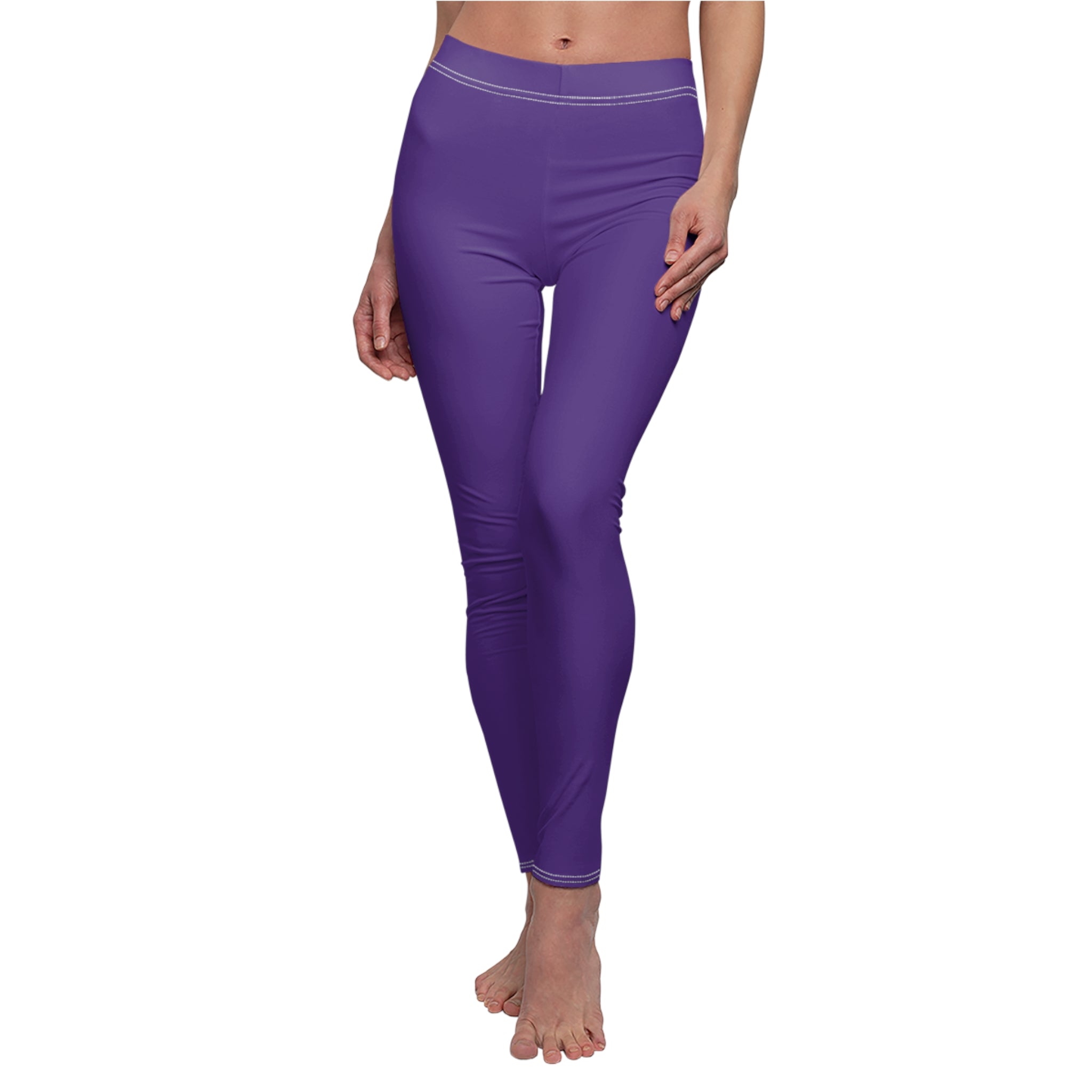 Purple Stylish Women's Casual Leggings, Trendy Activewear, Comfortable Yoga Pants, Perfect Gift for Fitness Lovers, Everyday Wear