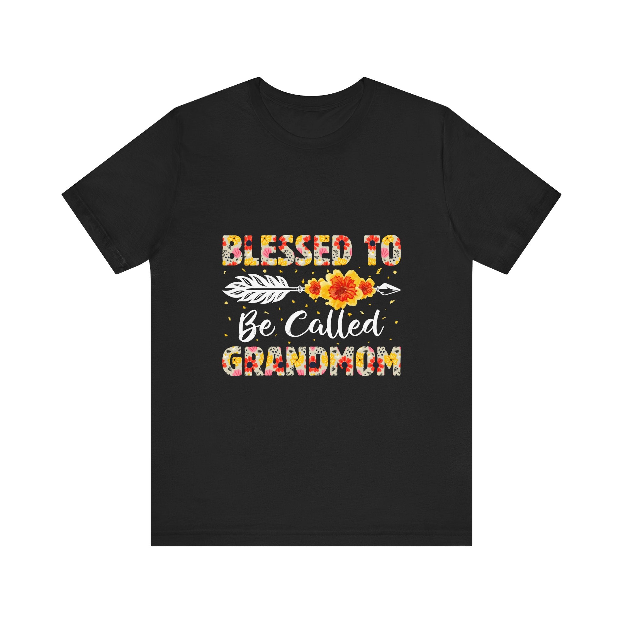 Blessed to Be Called Grandma T-Shirt - Floral Design for Grandmothers, Perfect Gift for Mother's Day