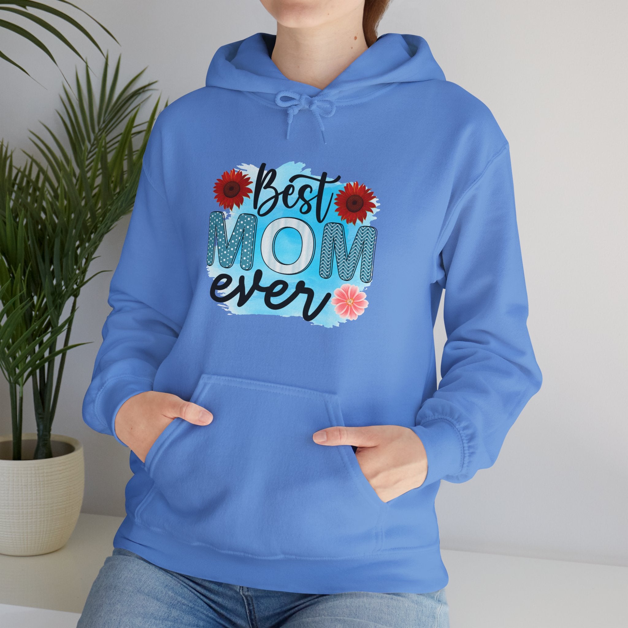 Best Mom Ever Hoodie - Unisex Heavy Blend Sweatshirt, Perfect Gift for Mother's Day