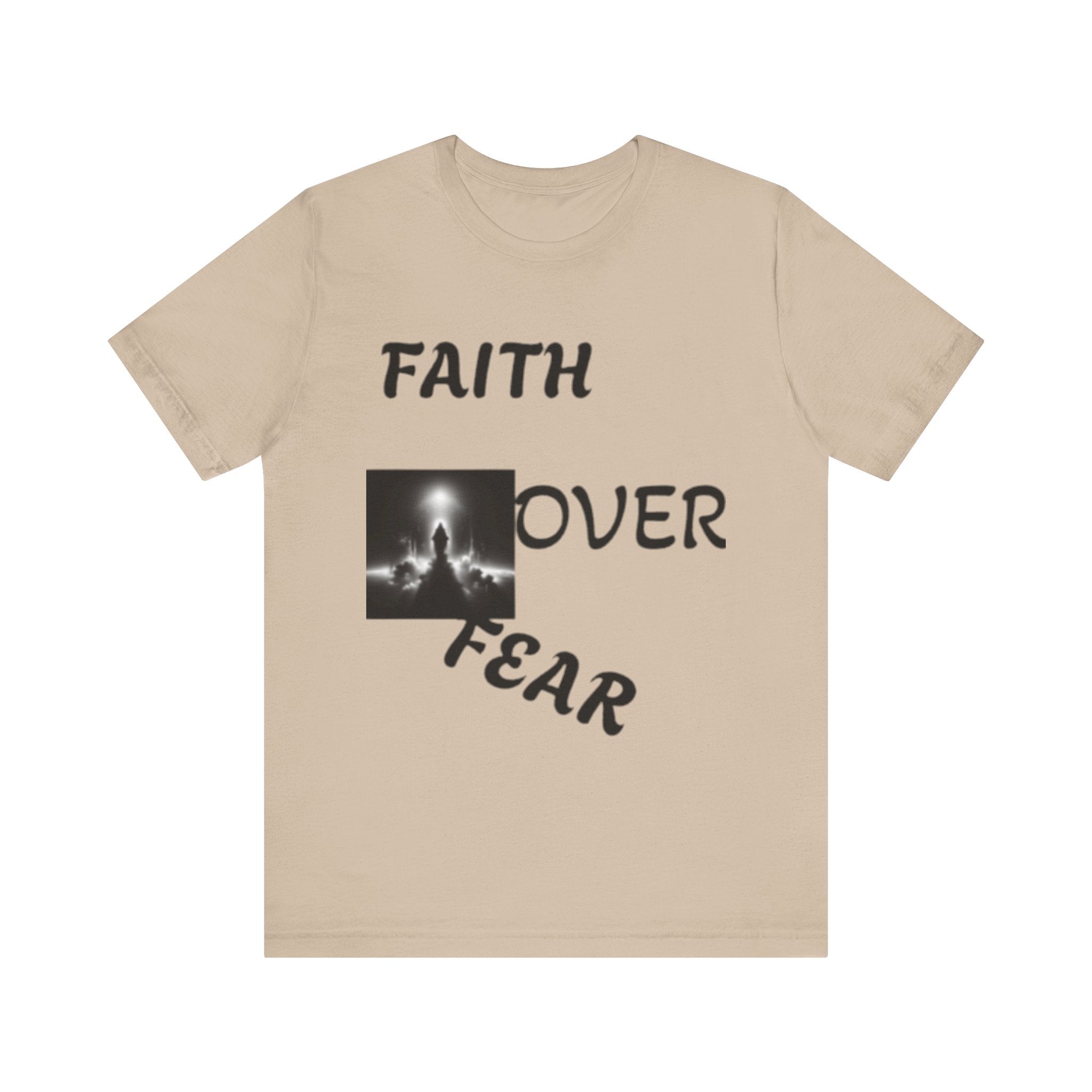Faith Over Fear Unisex Jersey Tee - Inspirational Graphic T-Shirt