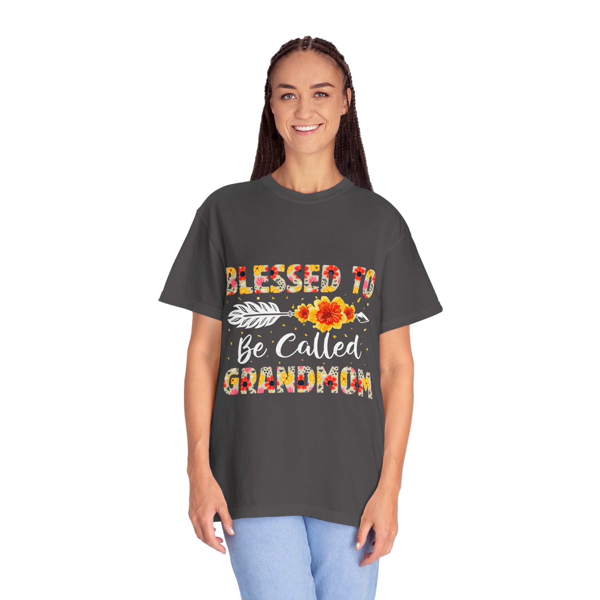 Blessed to Be Called Grandma T-Shirt - Floral Design for Grandmothers, Perfect Gift for Mother's Day
