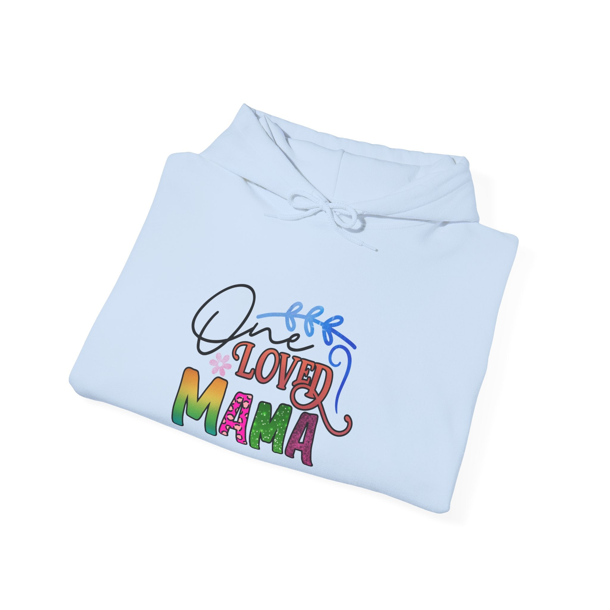 Loved Mama Hoodie - Unisex Heavy Blend™ Sweatshirt for Moms