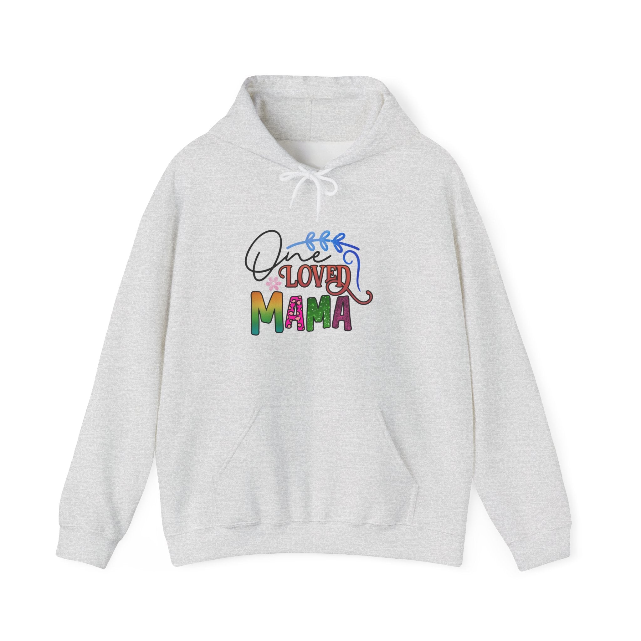 Loved Mama Hoodie - Unisex Heavy Blend™ Sweatshirt for Moms