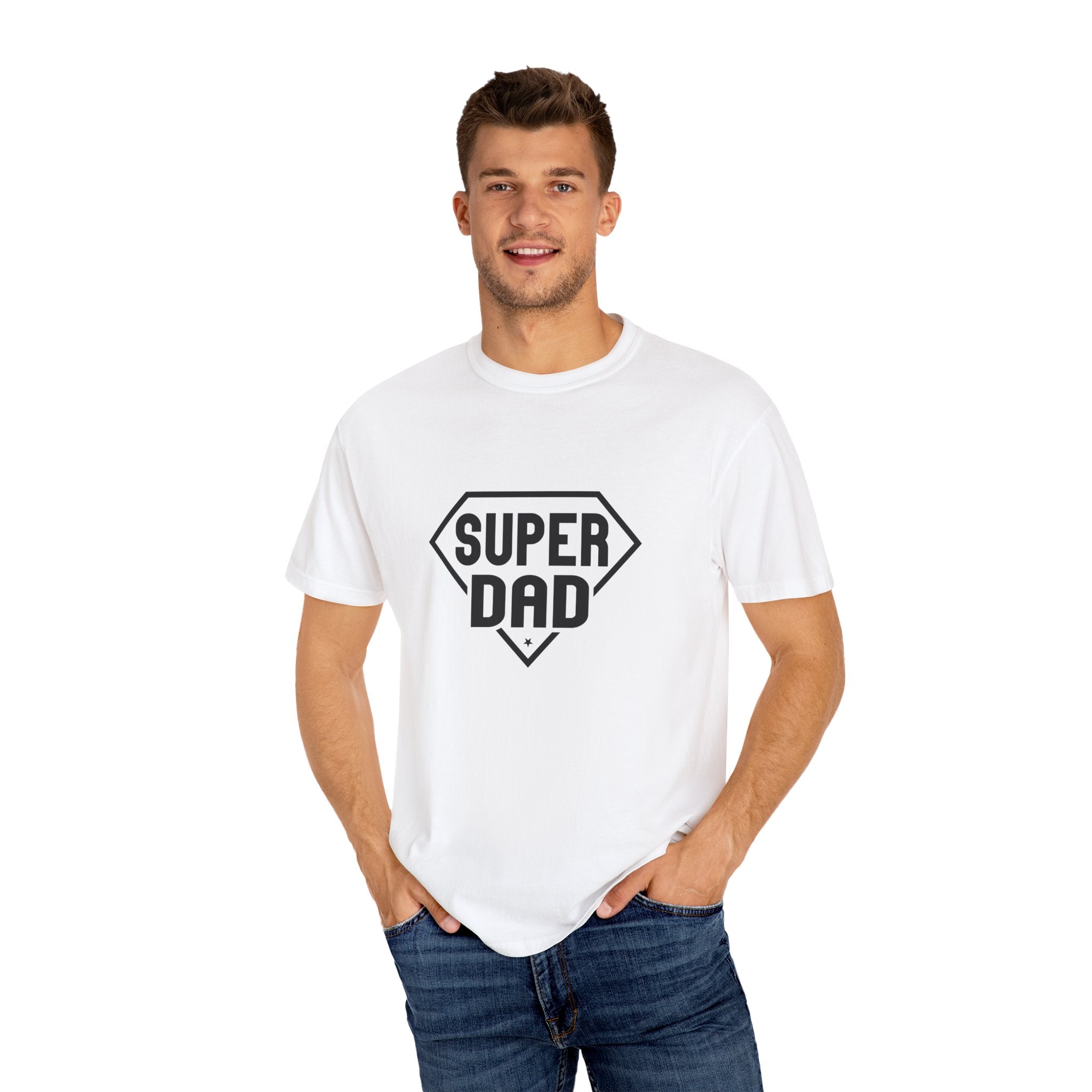 Super Dad Unisex Garment-Dyed T-Shirt | Perfect Gift for Father's Day