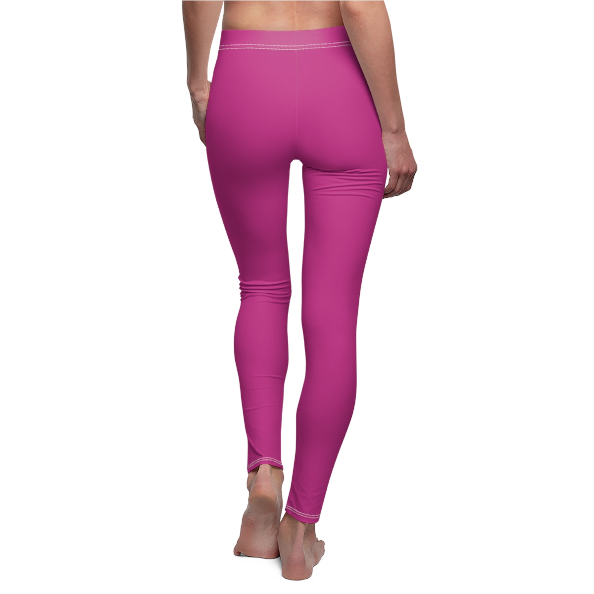 Pink Stylish Women's Casual Leggings, Trendy Activewear, Comfortable Yoga Pants, Perfect Gift for Fitness Lovers, Everyday Wear