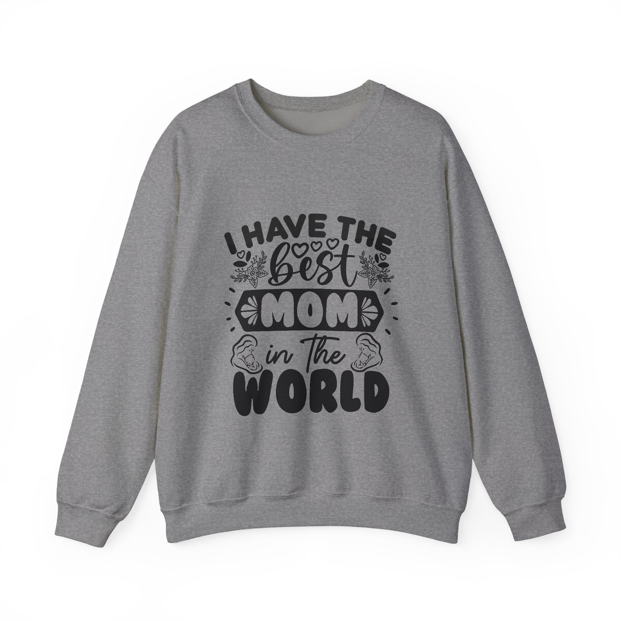 Best Mom Crewneck Sweatshirt - Unisex Heavy Blend™ - Perfect Gift for Mother's Day